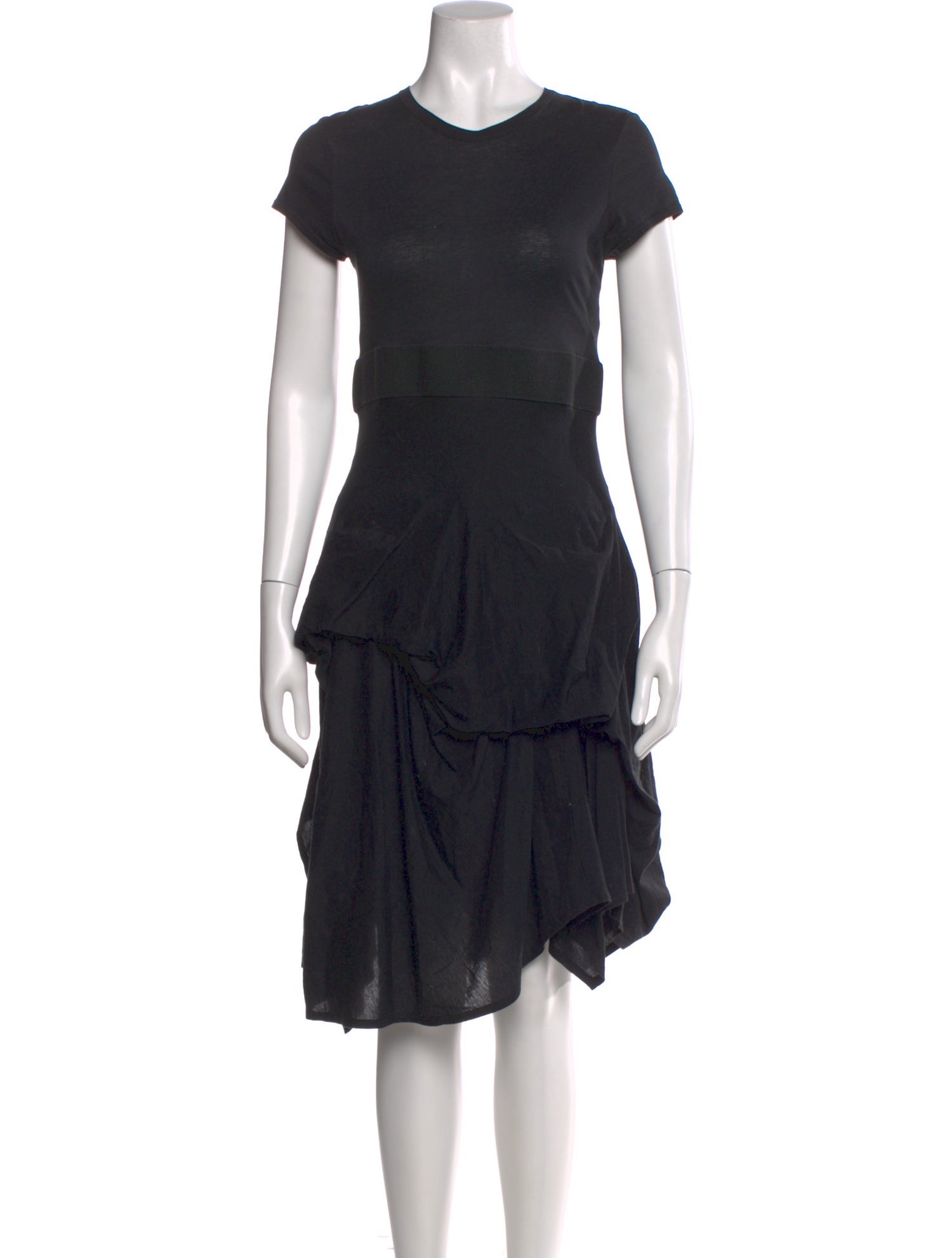 Morgane Le Fay Crew Neck Knee-Length Dress