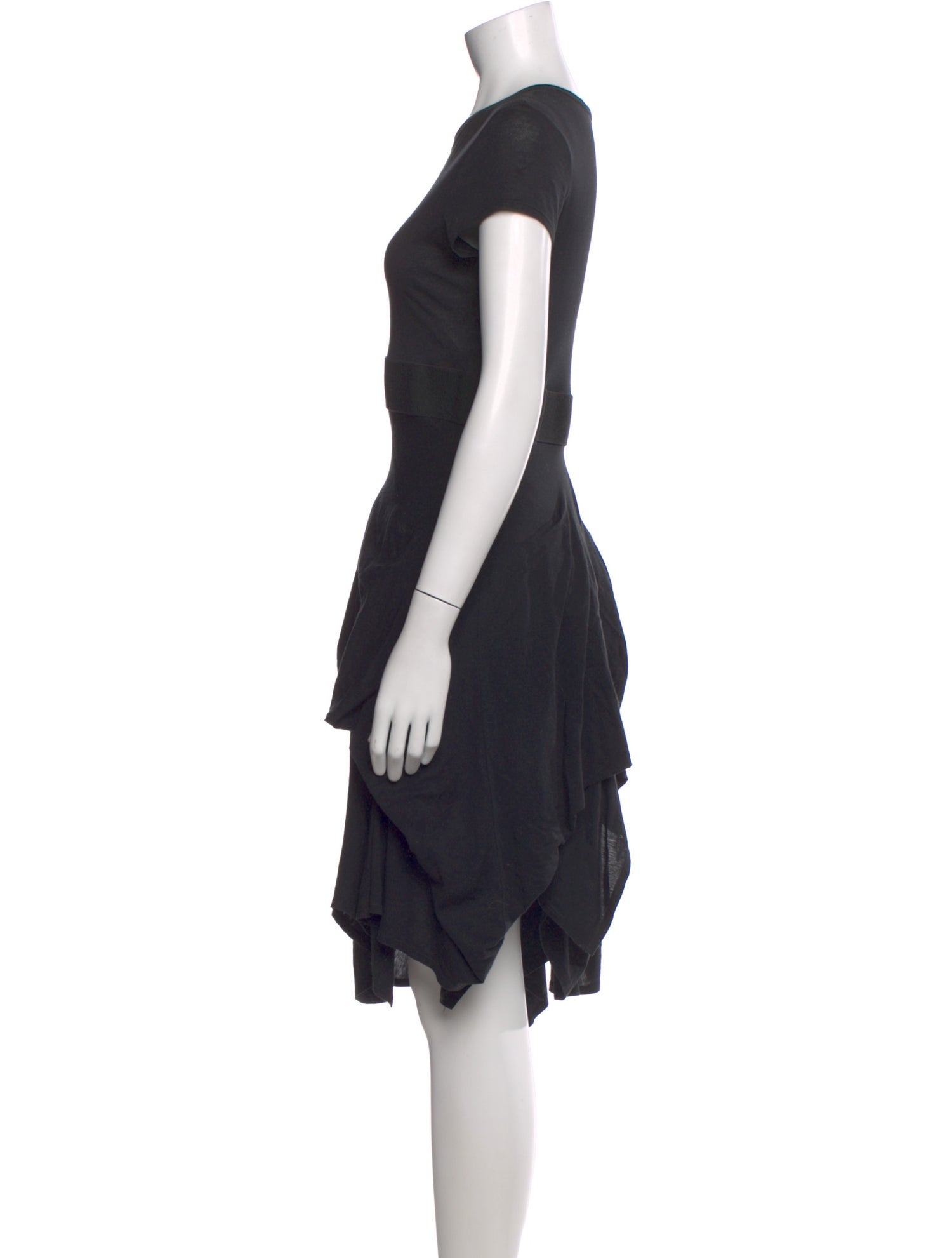 Morgane Le Fay Crew Neck Knee-Length Dress