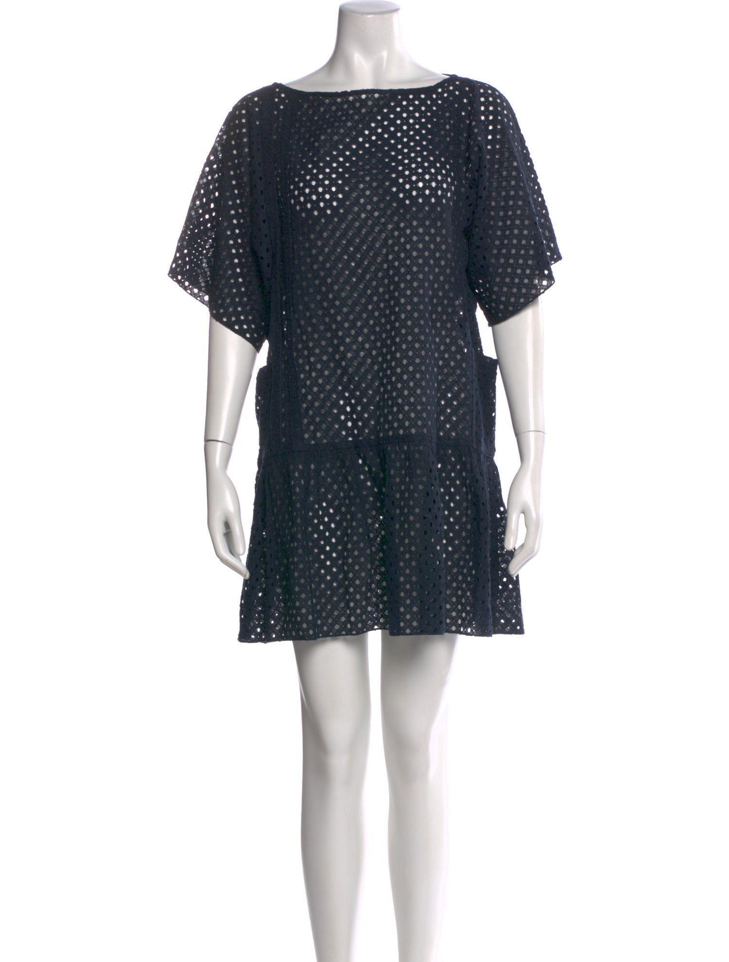 Morgane Le Fay Polka Dot Print Mini Dress