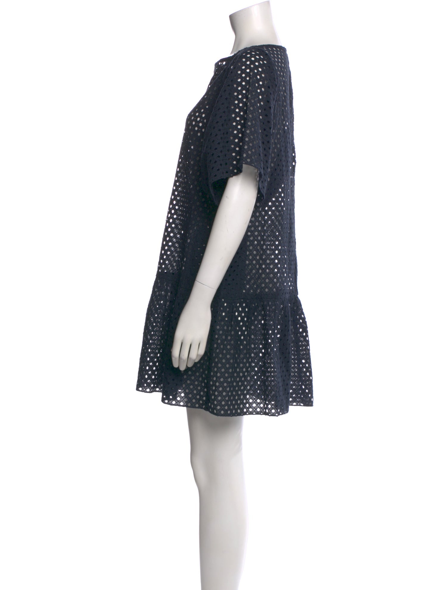 Morgane Le Fay Polka Dot Print Mini Dress
