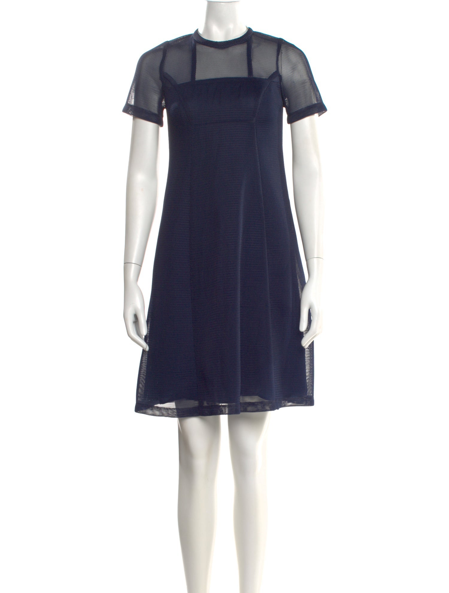 Morgane Le Fay Crew Neck Mini Dress