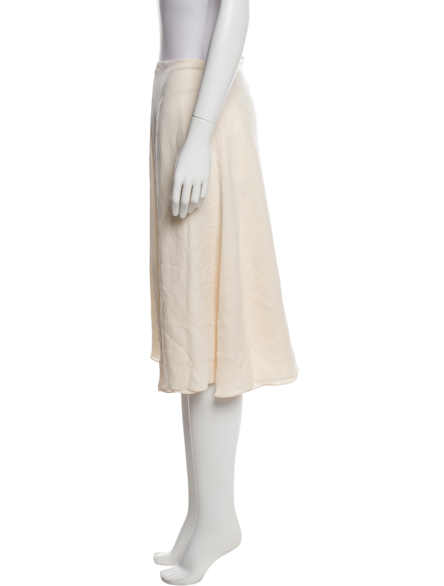 Morgane Le Fay Silk Knee-Length Skirt