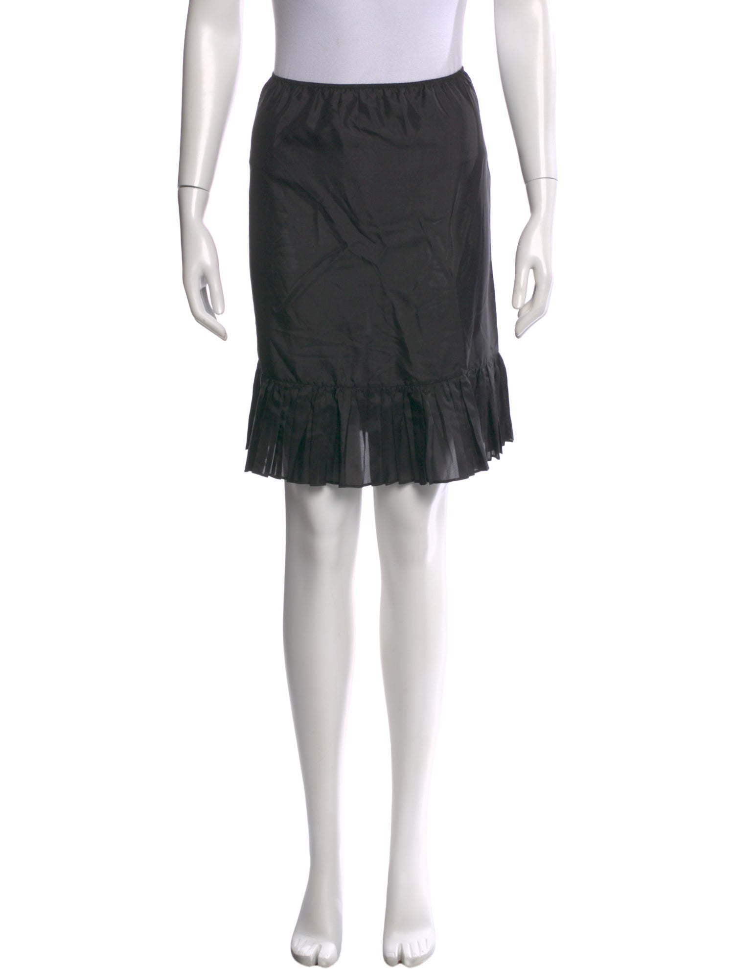 Morgane Le Fay Silk Knee-Length Skirt