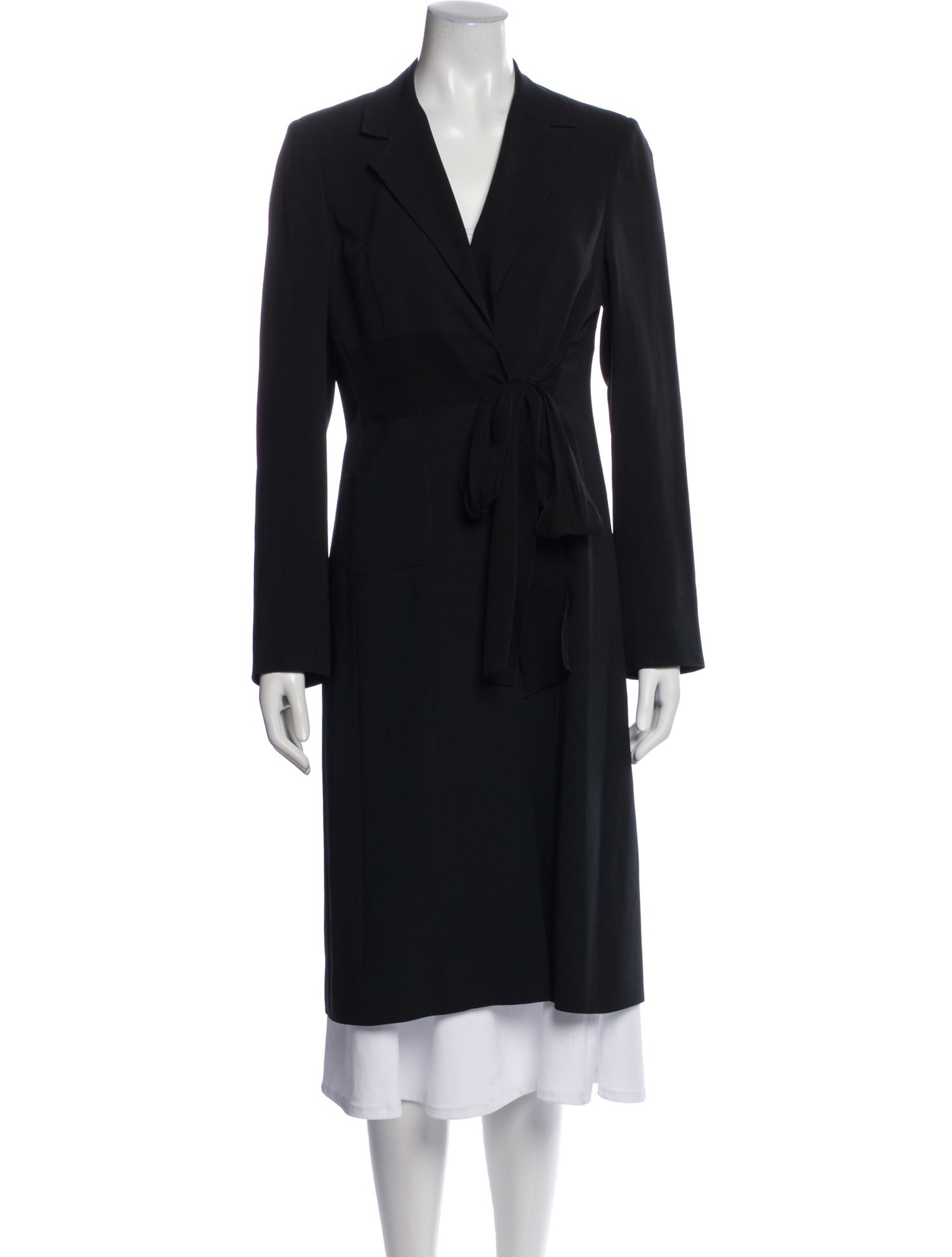 Morgane Le Fay Silk Trench Coat