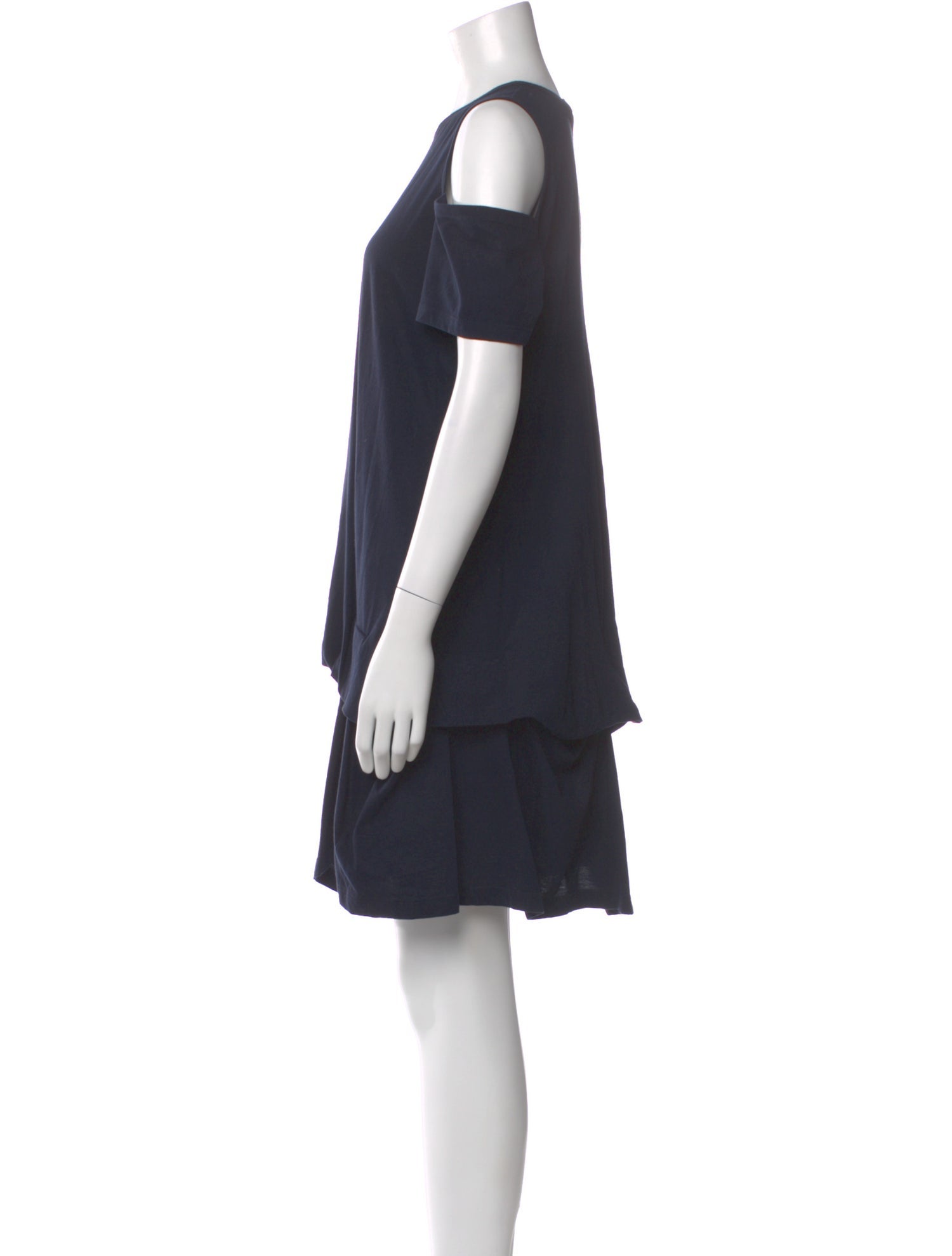 Morgane Le Fay Crew Neck Mini Dress