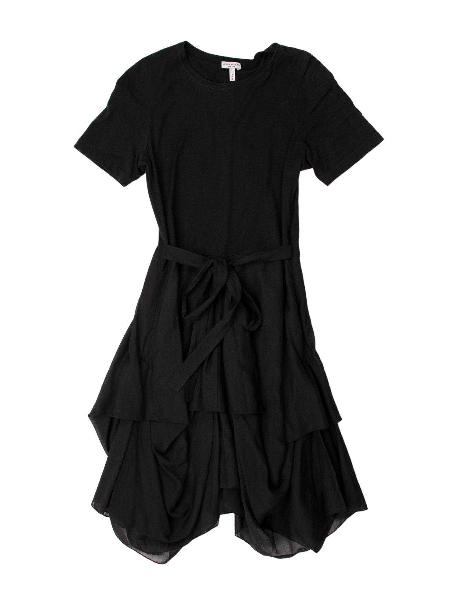 Morgane Le Fay Cowl Neck Mini Dress