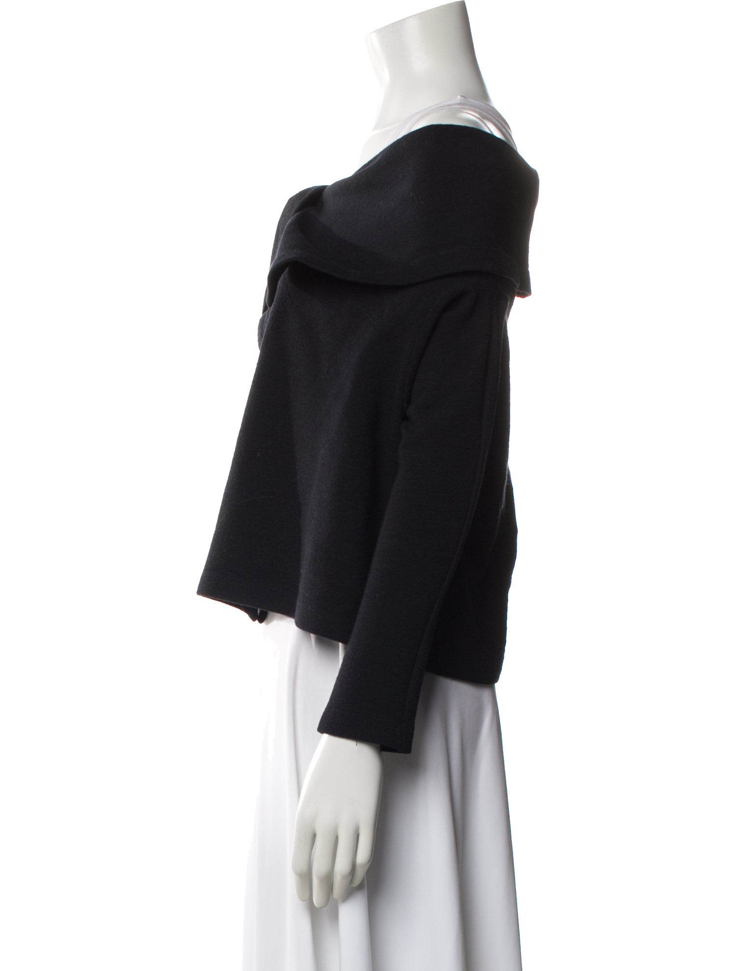 Morgane Le Fay Wool Off-The-Shoulder Sweater