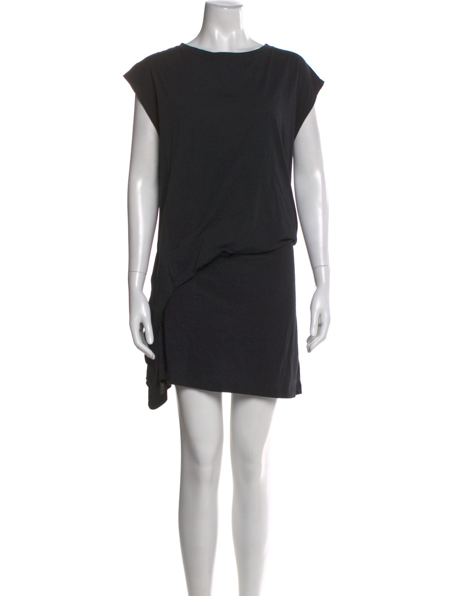 Morgane Le Fay Bateau Neckline Mini Dress
