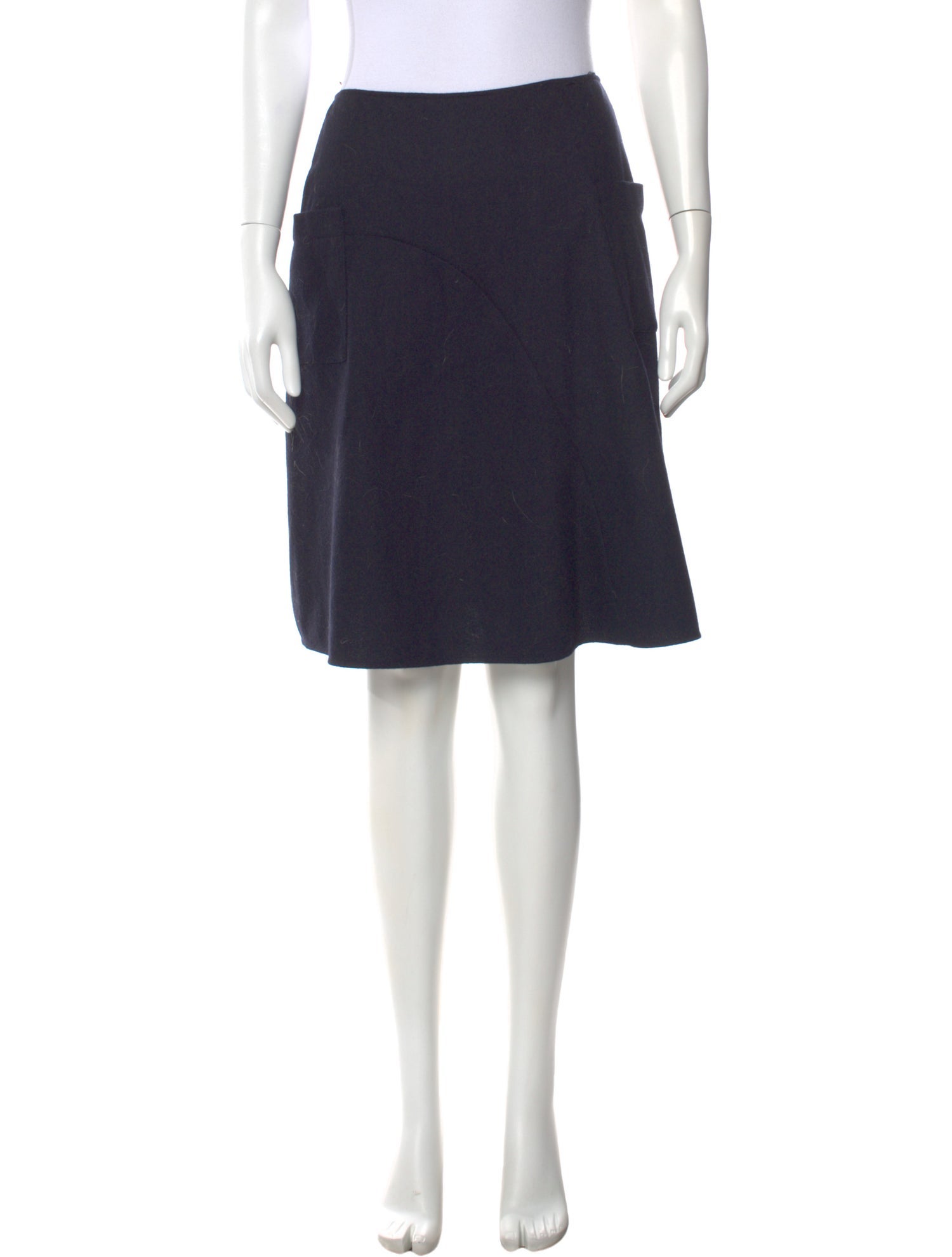 Morgane Le Fay Wool Knee-Length Skirt