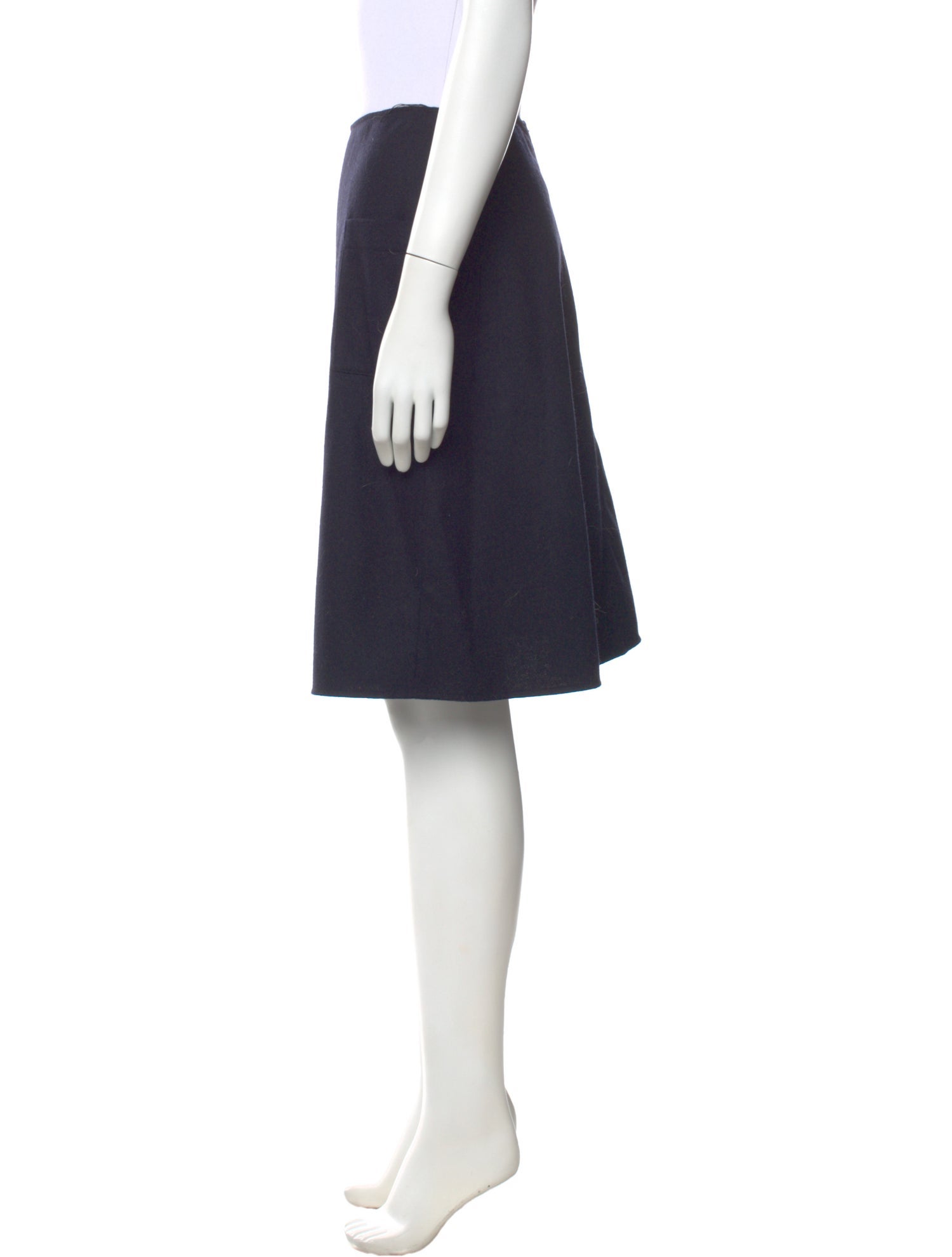 Morgane Le Fay Wool Knee-Length Skirt