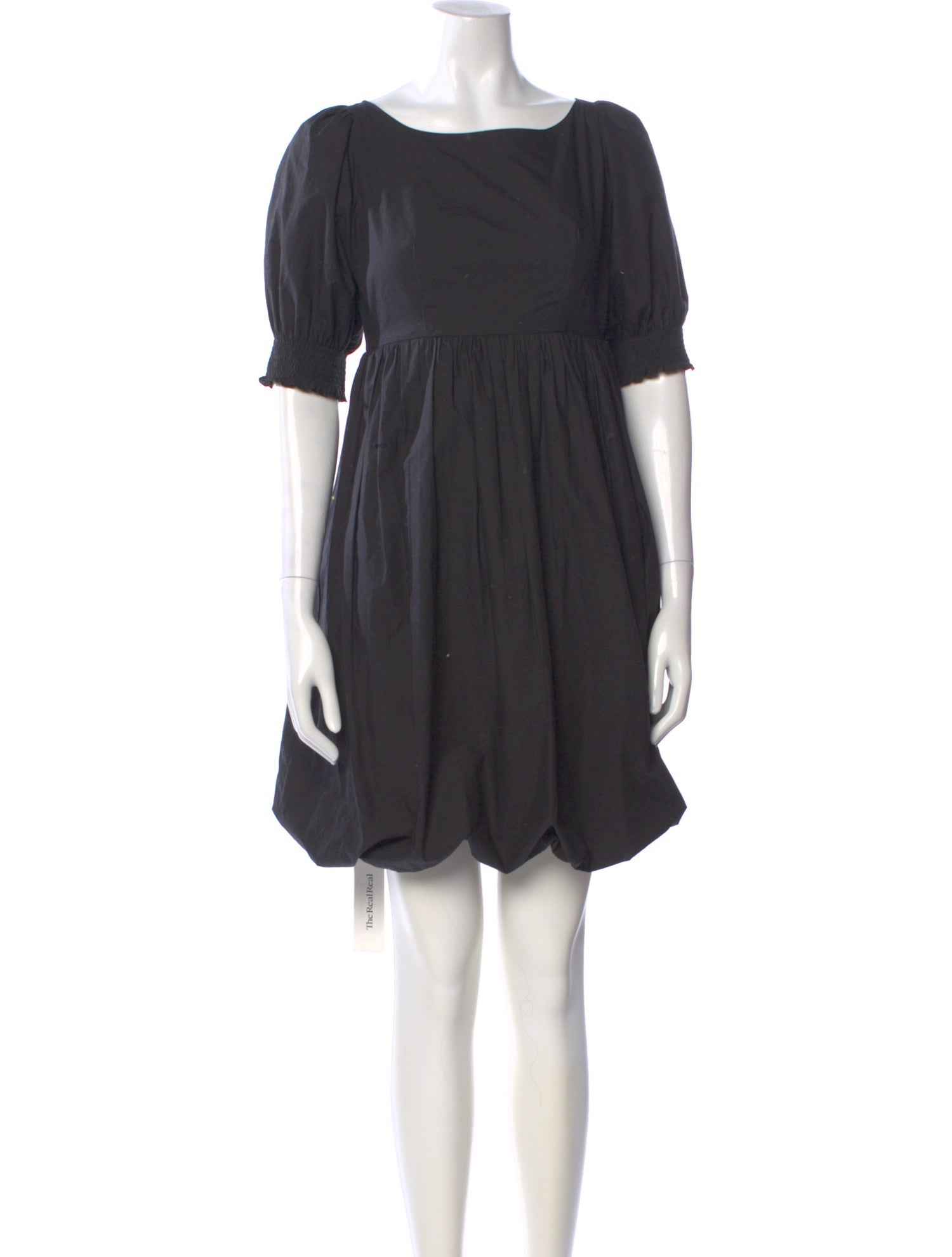 Morgane Le Fay Bateau Neckline Mini Dress