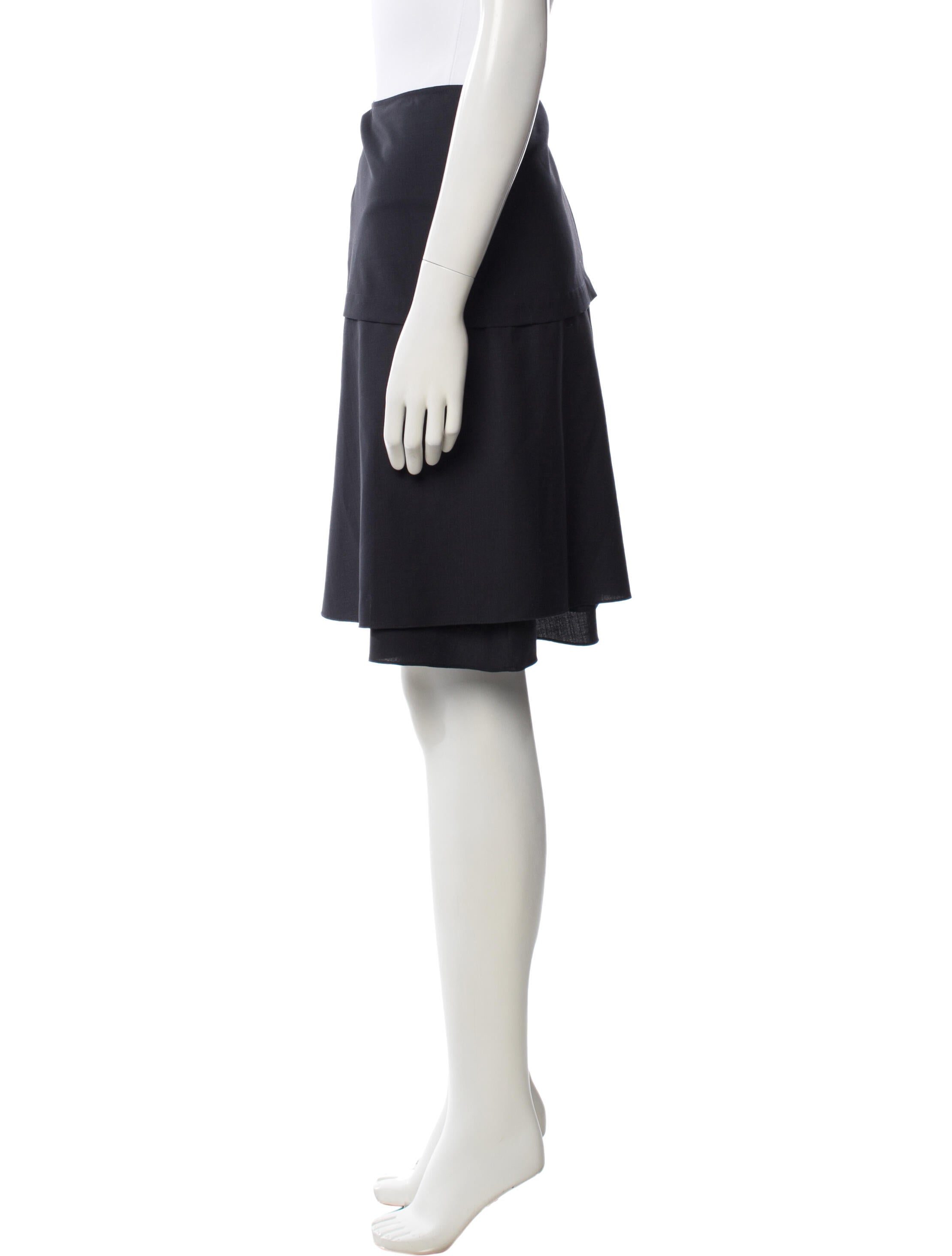 Morgane Le Fay Wool Knee-Length Skirt