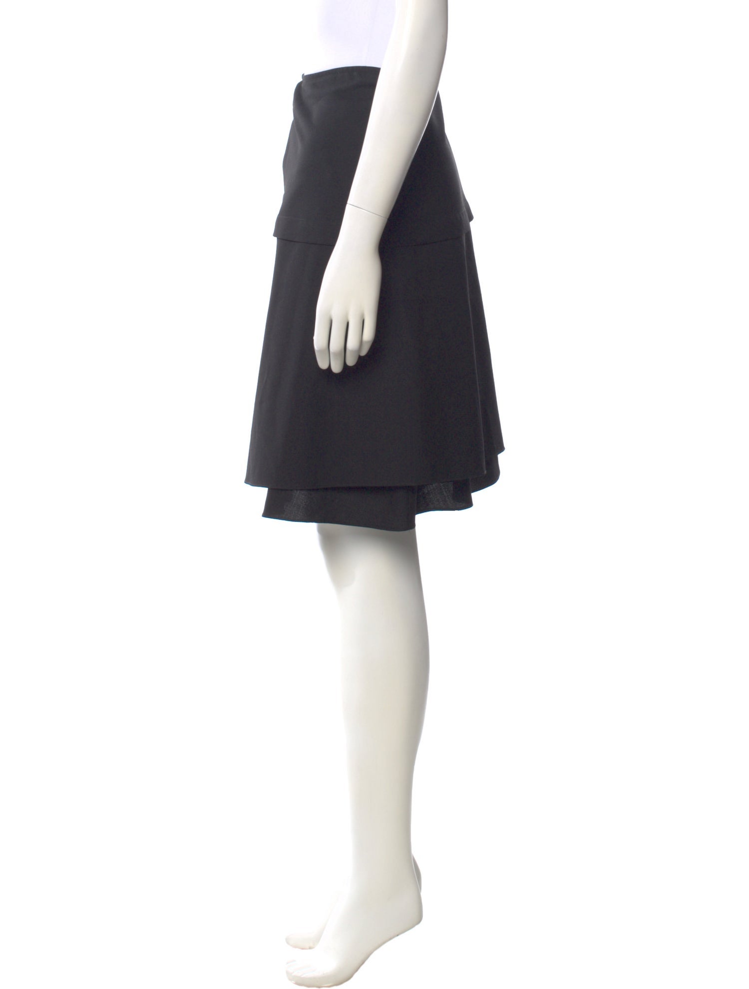 Morgane Le Fay Wool Knee-Length Skirt