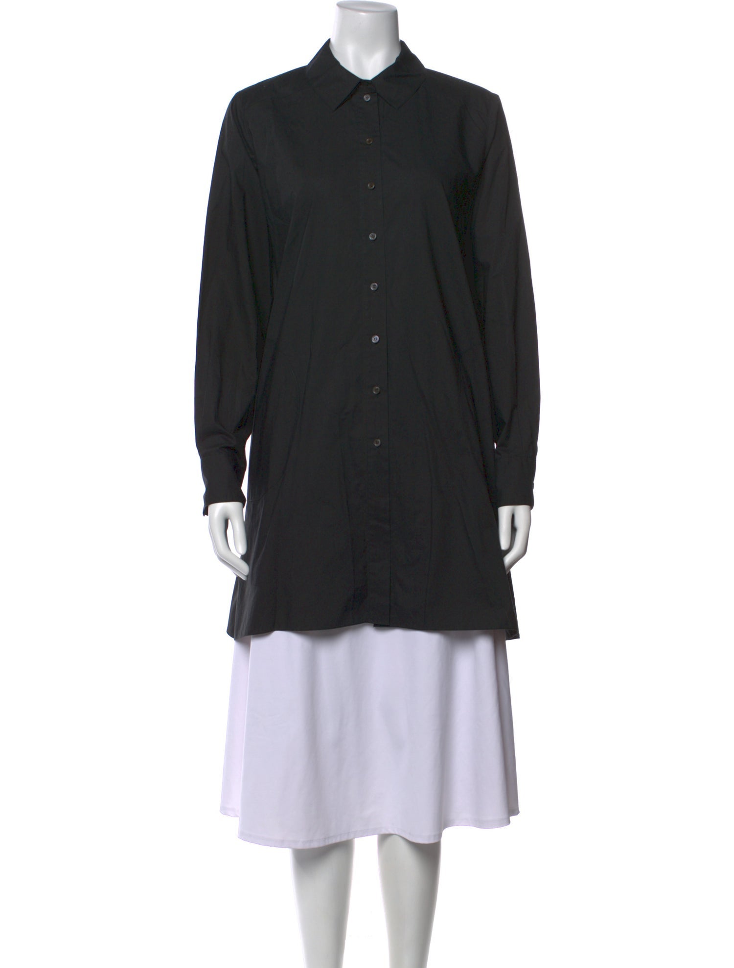 Morgane Le Fay Long Sleeve Button-Up Top