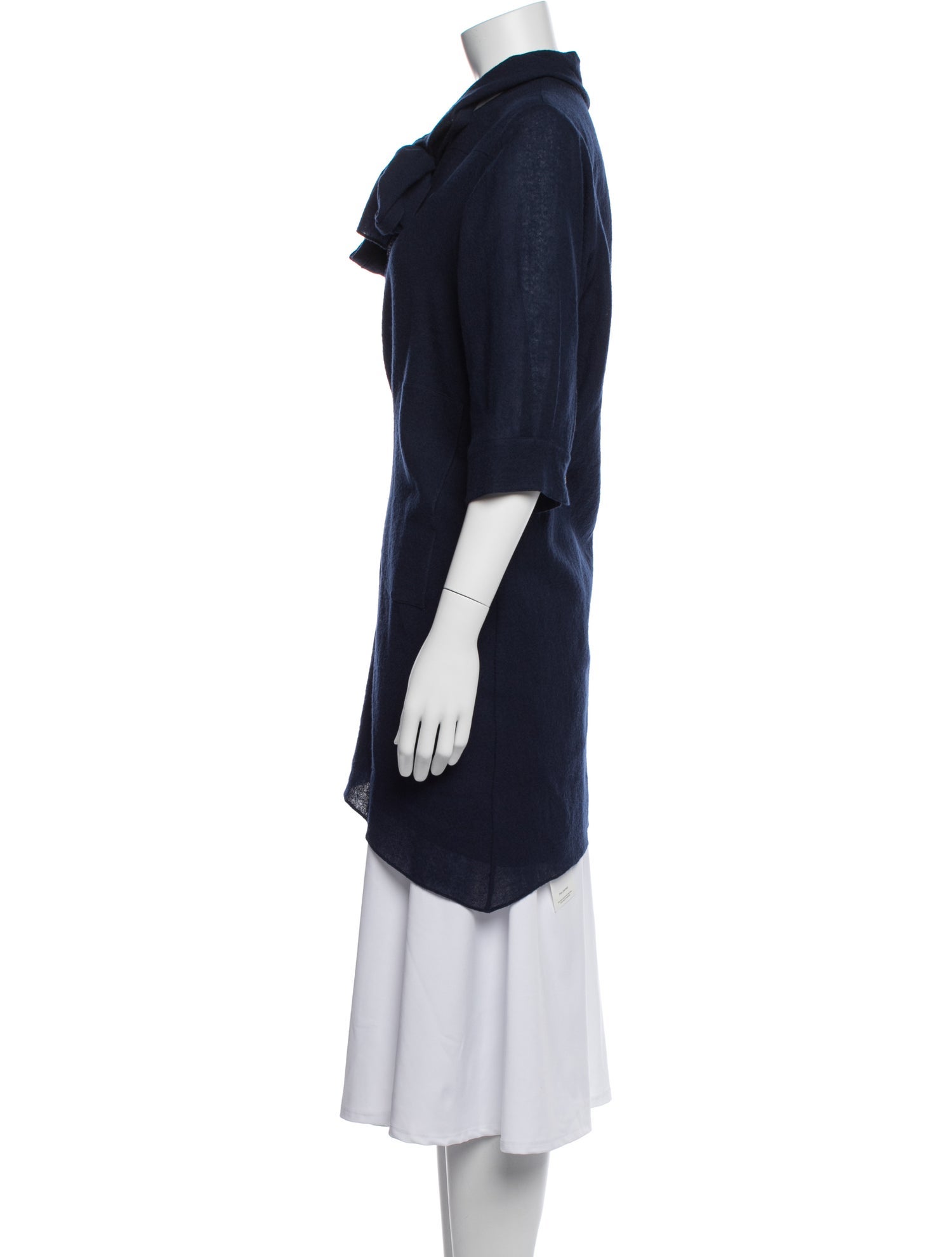 Morgane Le Fay Wool Tie Neck Top