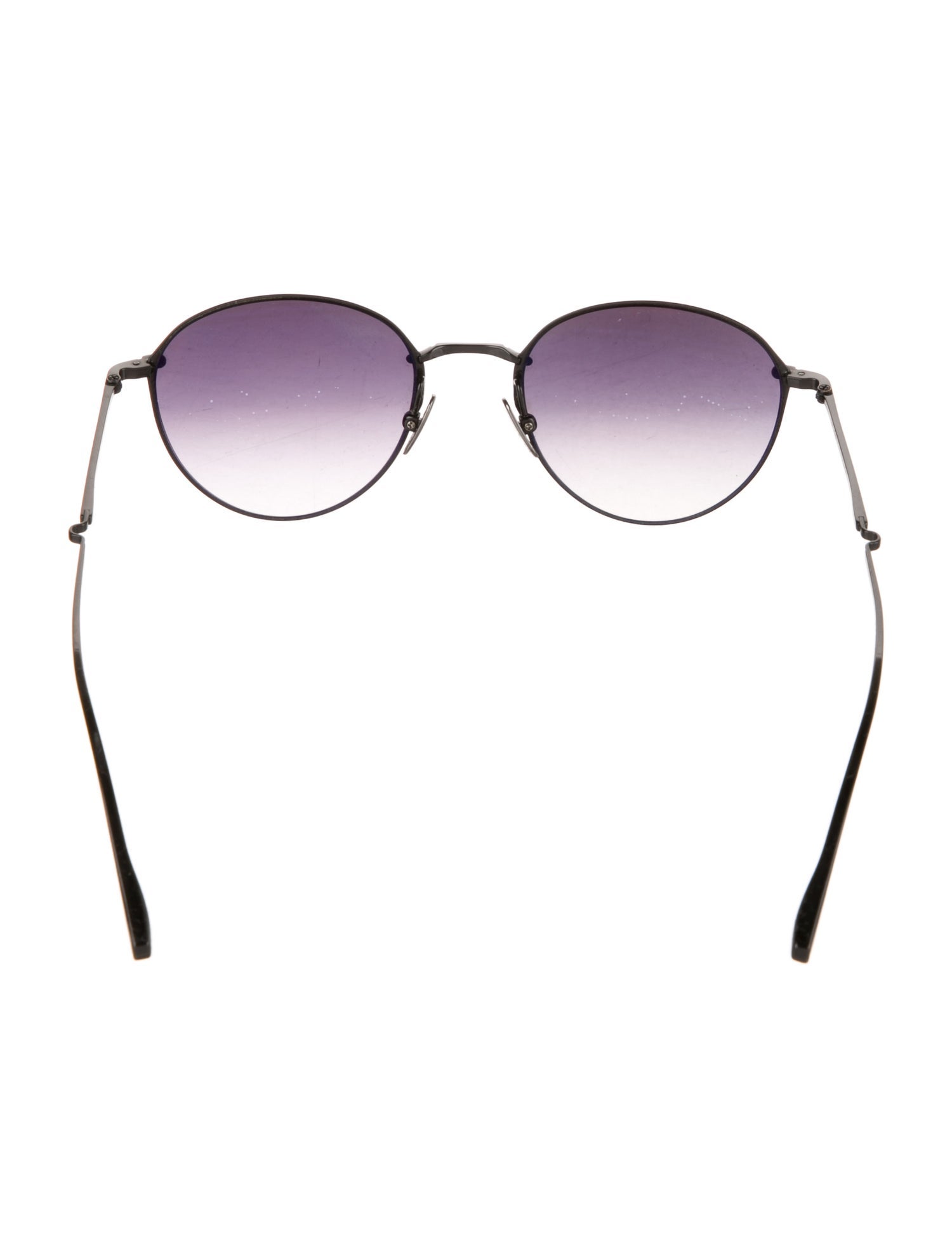 Mr. Leight Round Gradient Sunglasses