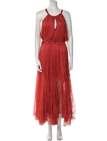 Maria Lucia Hohan Dresses Halterneck Long Dress Us10, Fr42 | L