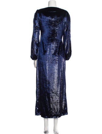 Maria Lucia Hohan Velvet Long Dress