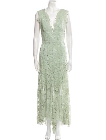 Maria Lucia Hohan Dresses Lace Pattern Long Dress M