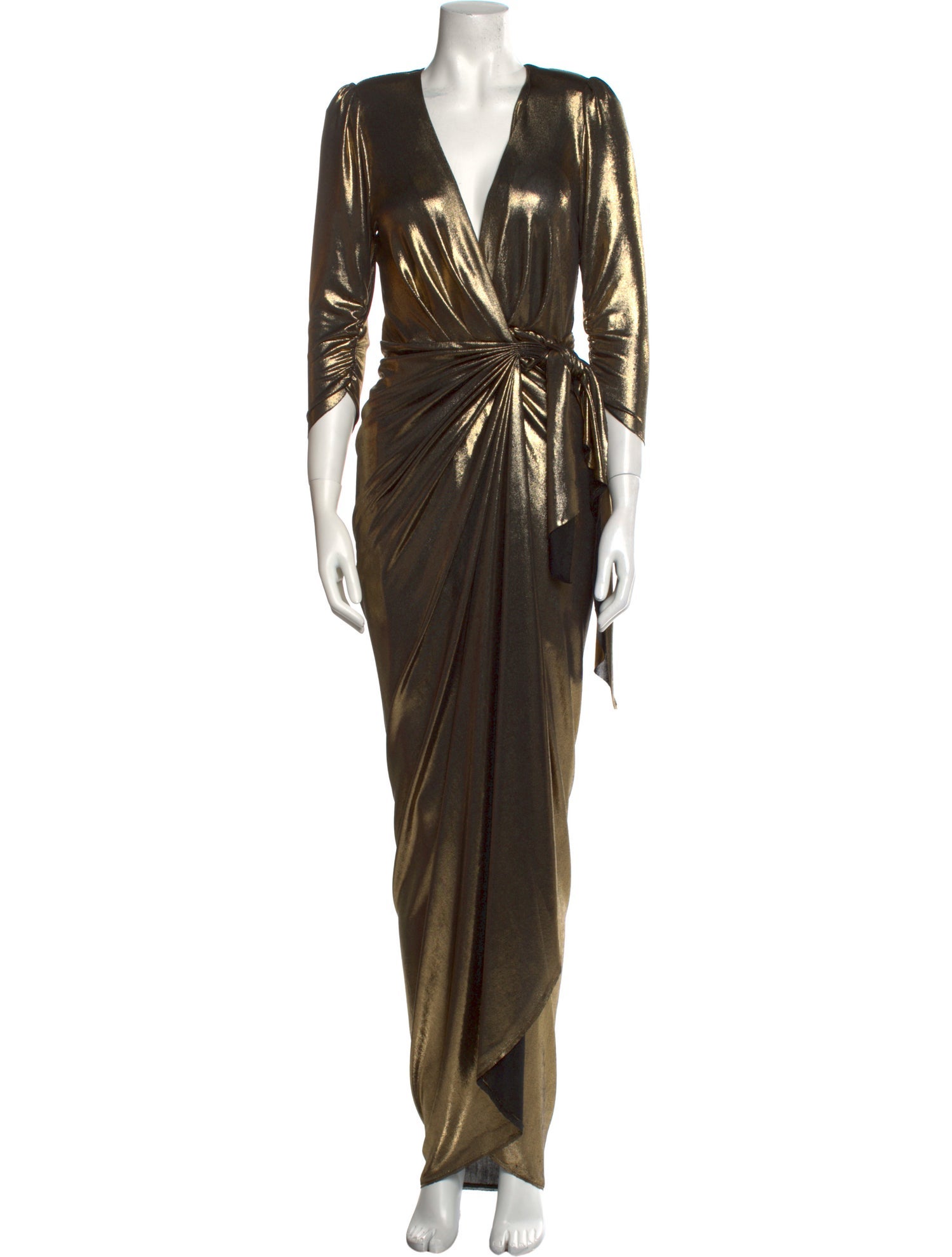 Maria Lucia Hohan V-Neck Long Dress