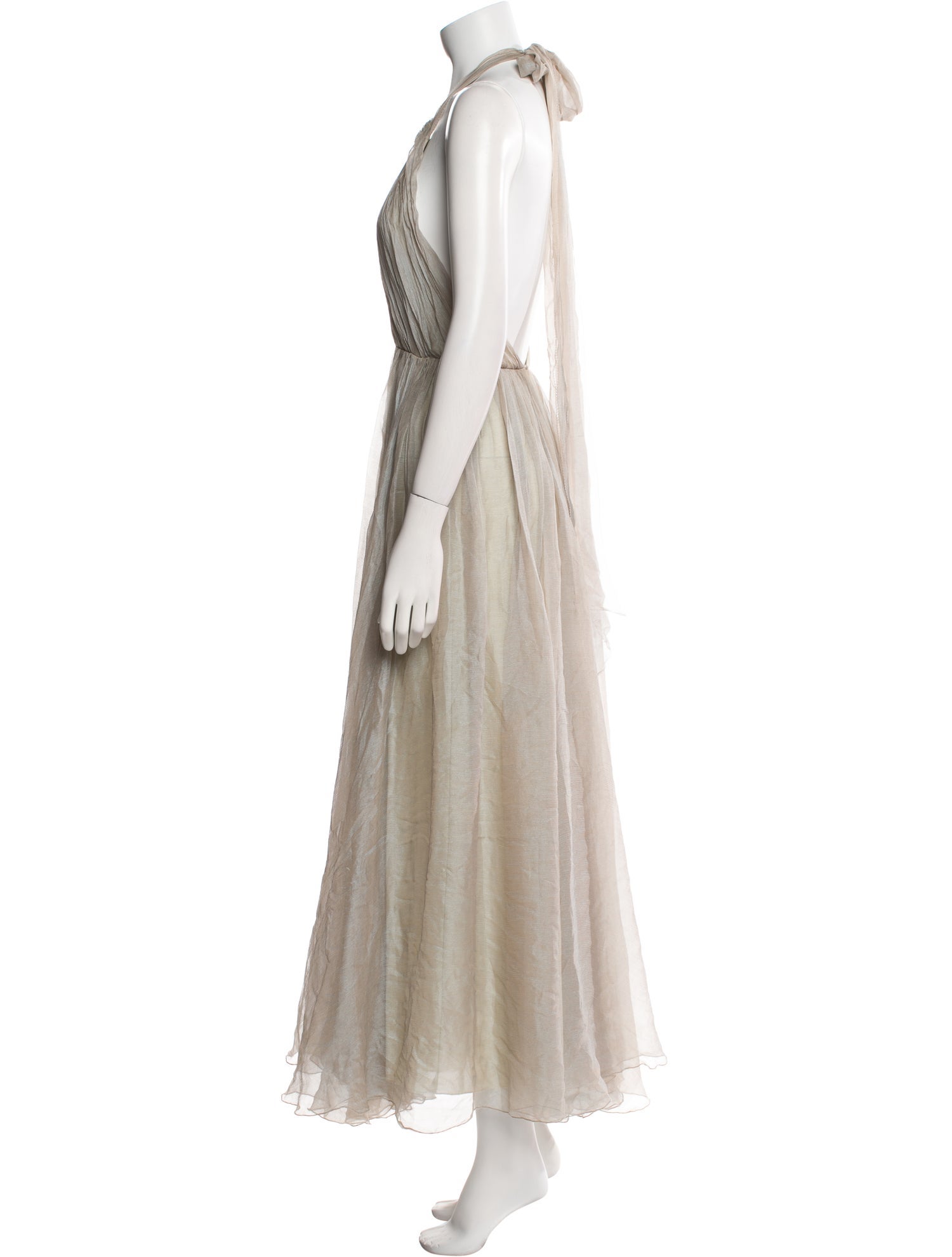 Maria Lucia Hohan Halterneck Long Dress