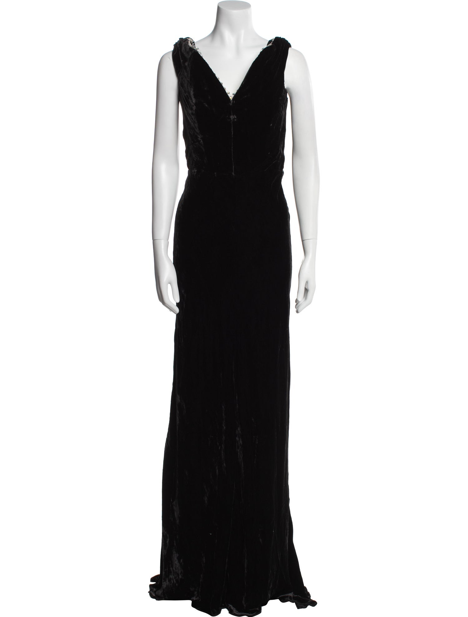 Maria Lucia Hohan V-Neck Long Dress
