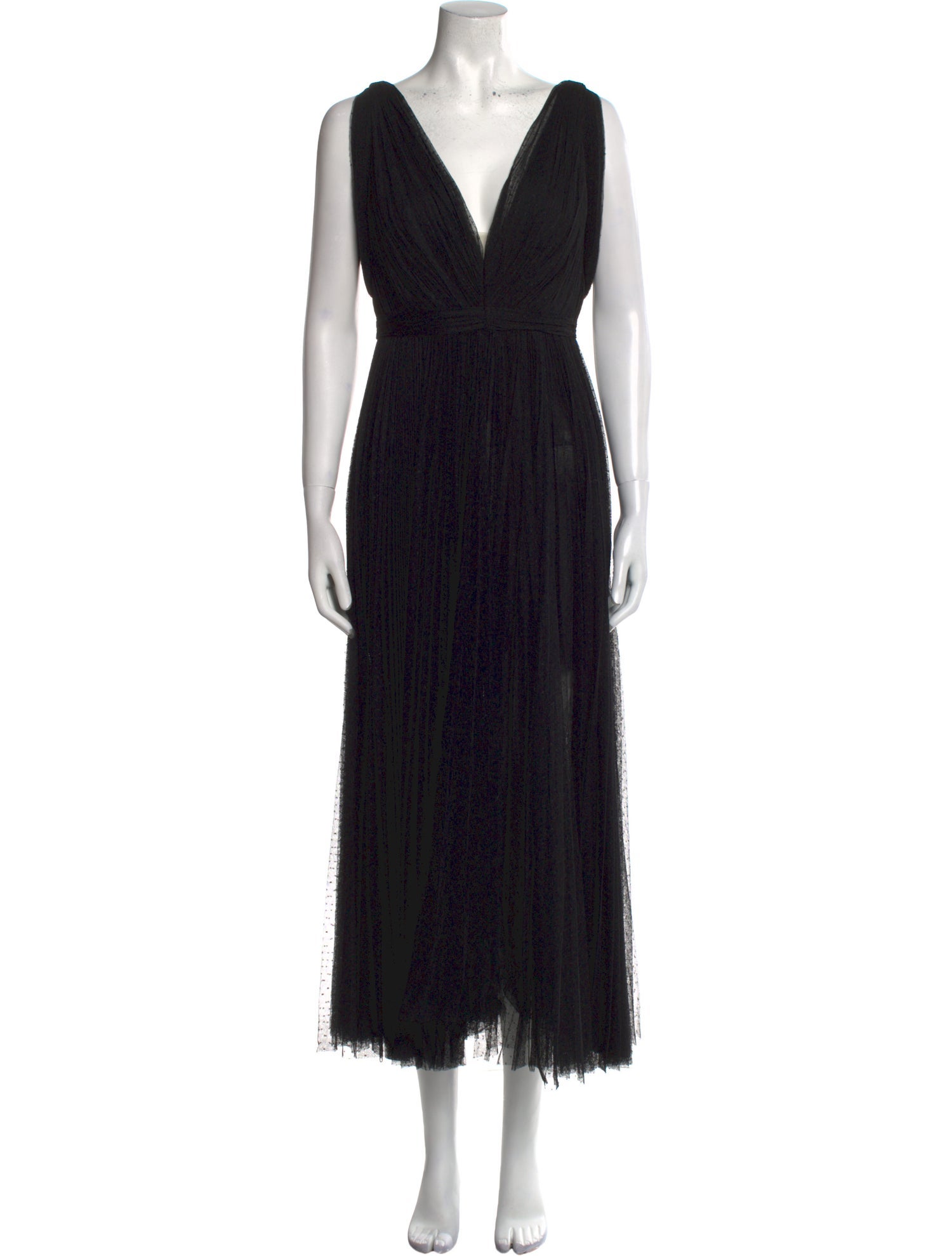 Maria Lucia Hohan V-Neck Long Dress