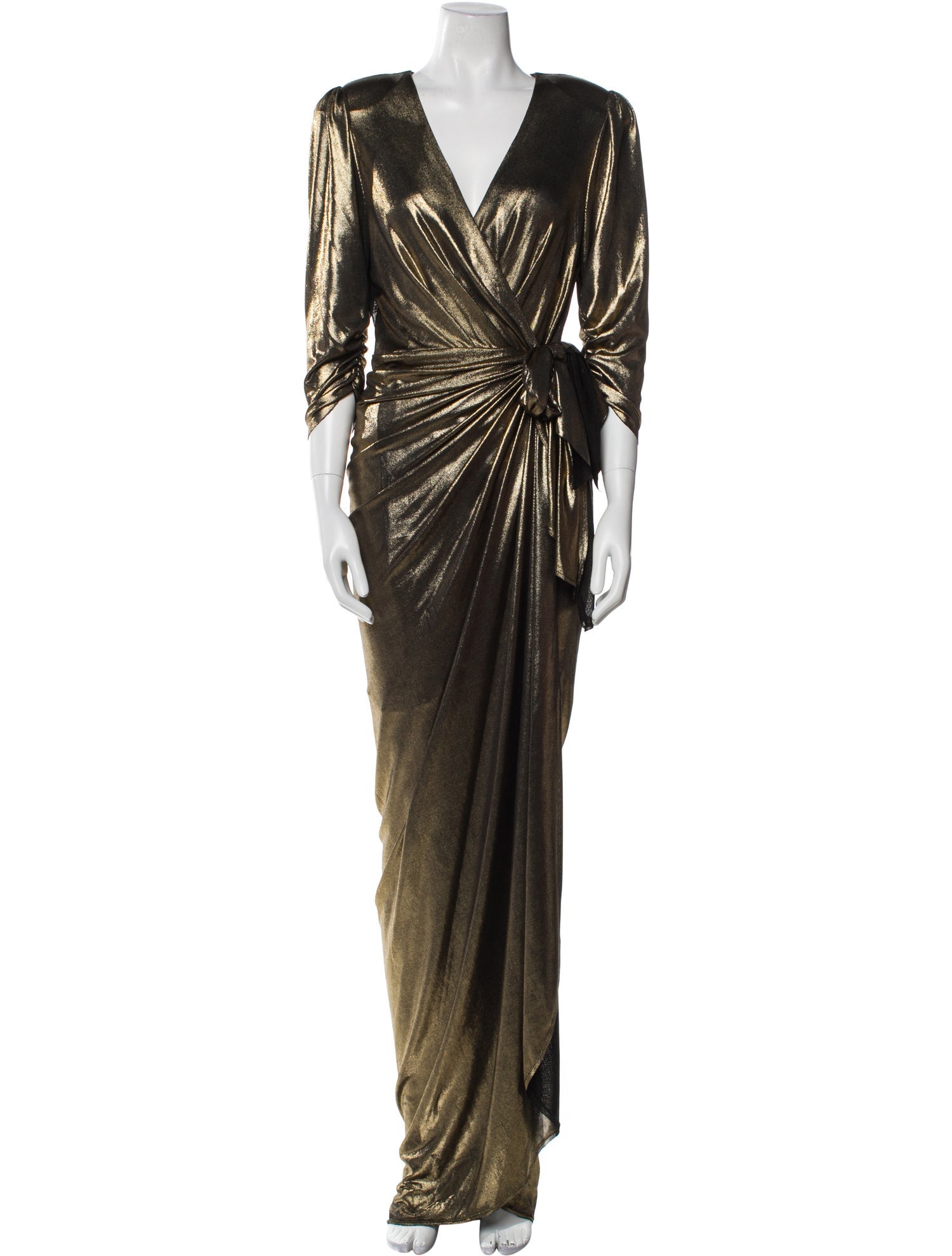 Maria Lucia Hohan V-Neck Long Dress