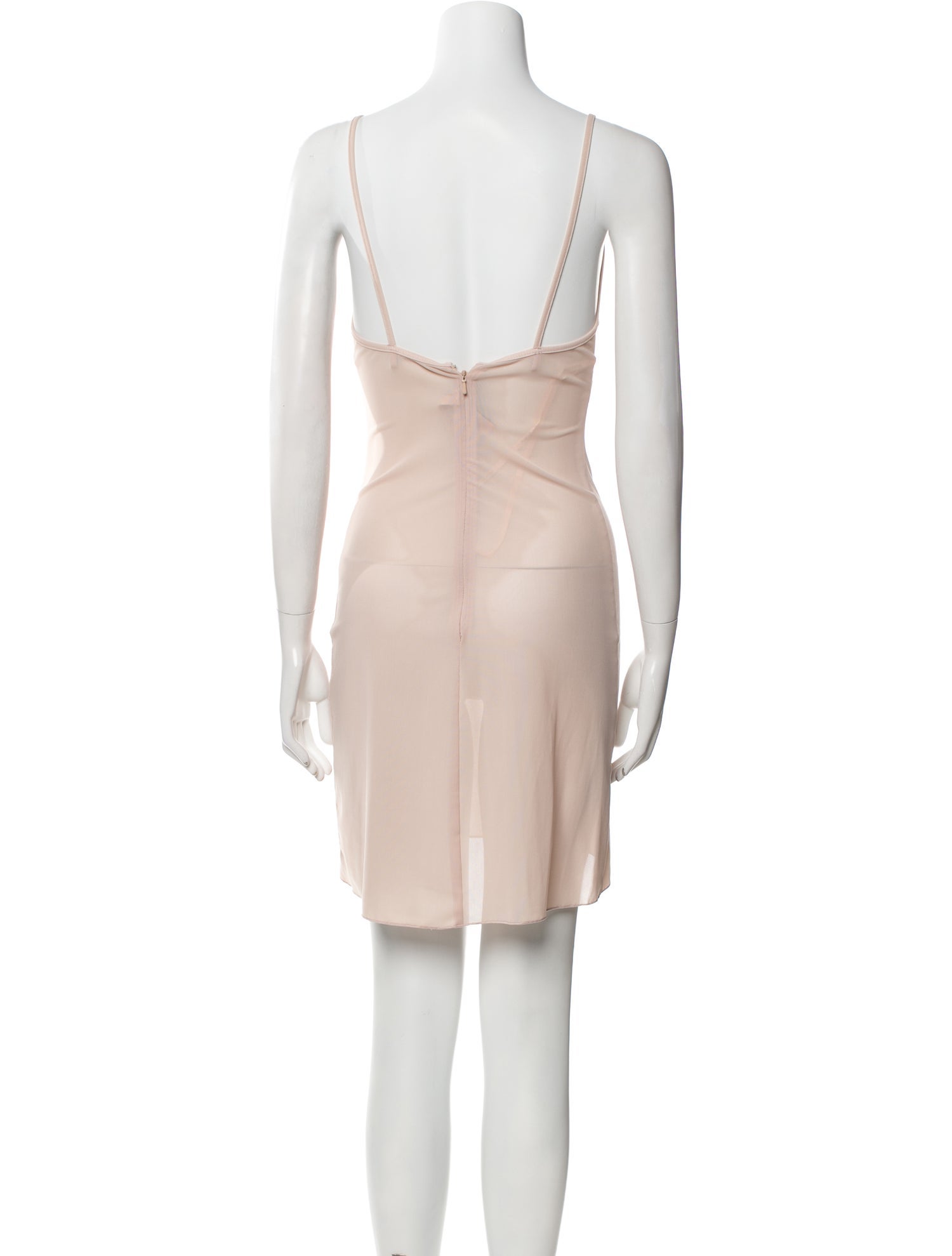 Maria Lucia Hohan V-Neck Mini Dress in Pink, Women's S Maria Lucia Hohan V-Neck Mini Dress in Pink, Women's S