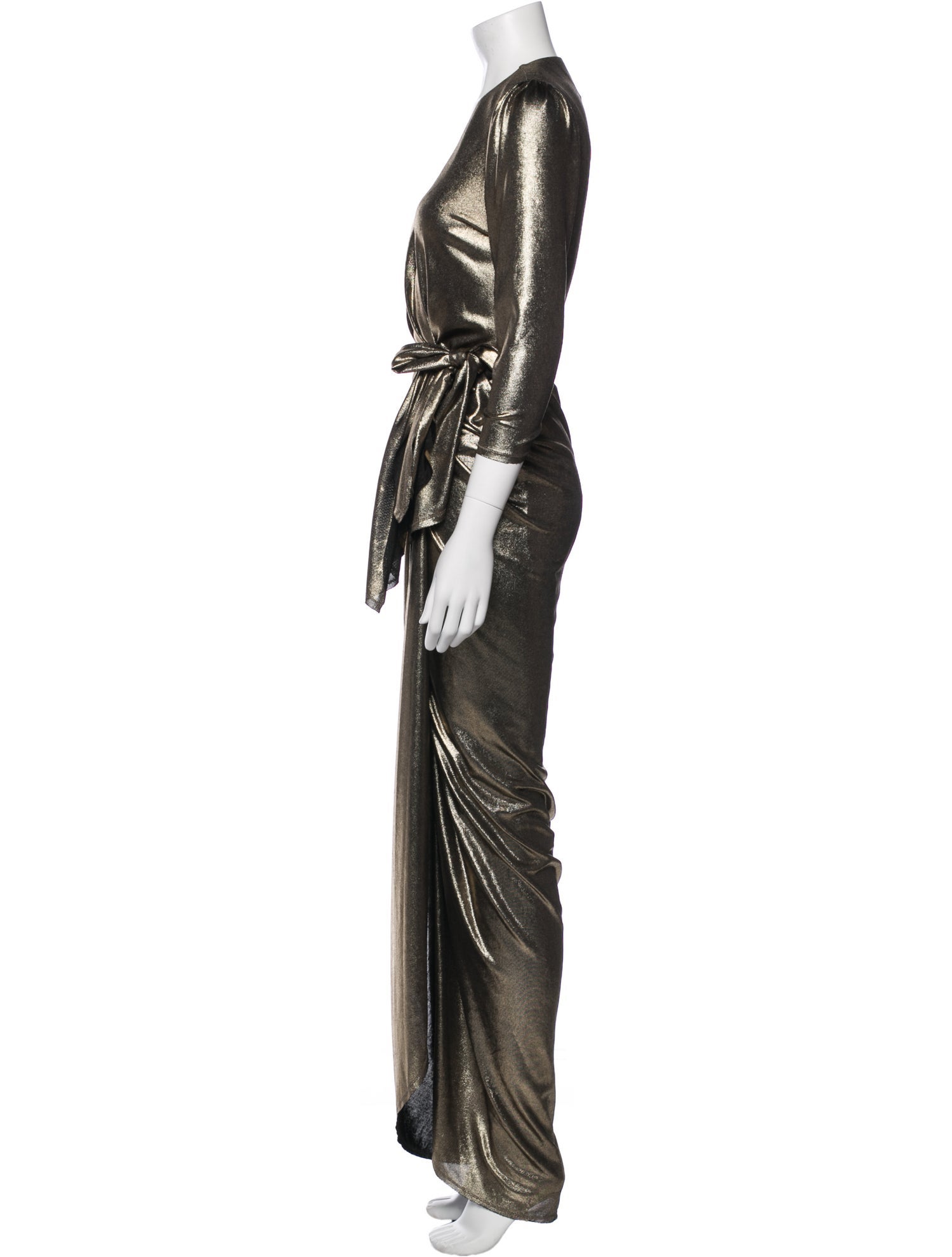 Maria Lucia Hohan V-Neck Long Dress