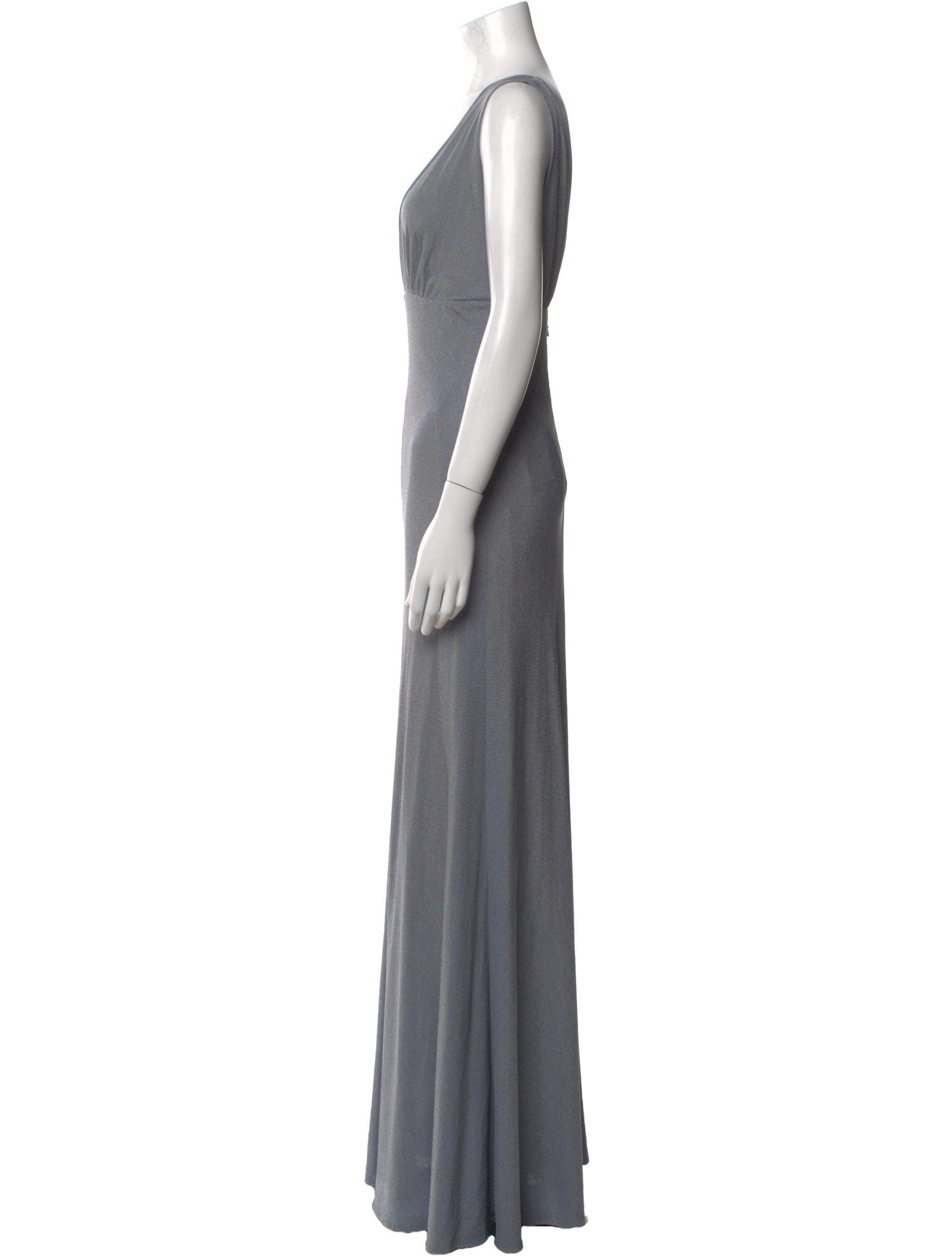 Maria Lucia Hohan Plunge Neckline Long Dress