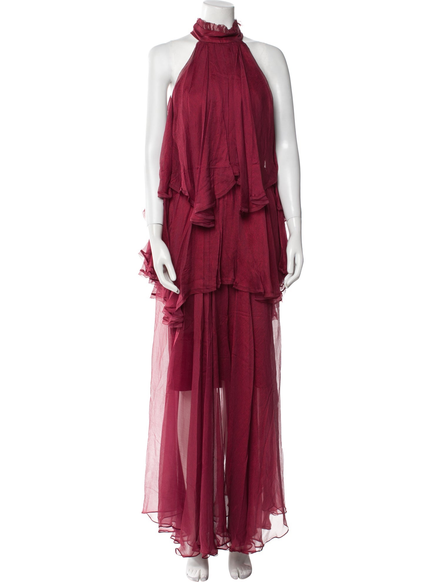 Maria Lucia Hohan Mock Neck Long Dress