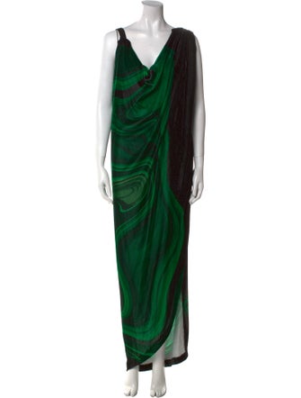 Maria Lucia Hohan Printed Long Dress