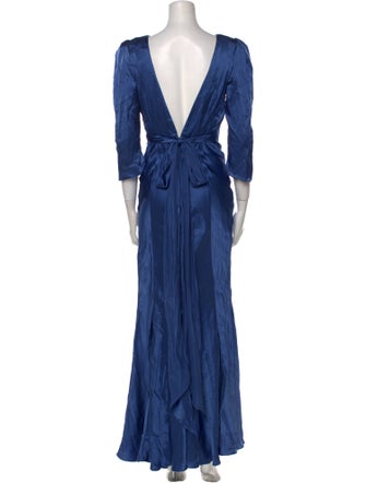 Maria Lucia Hohan Silk Long Dress
