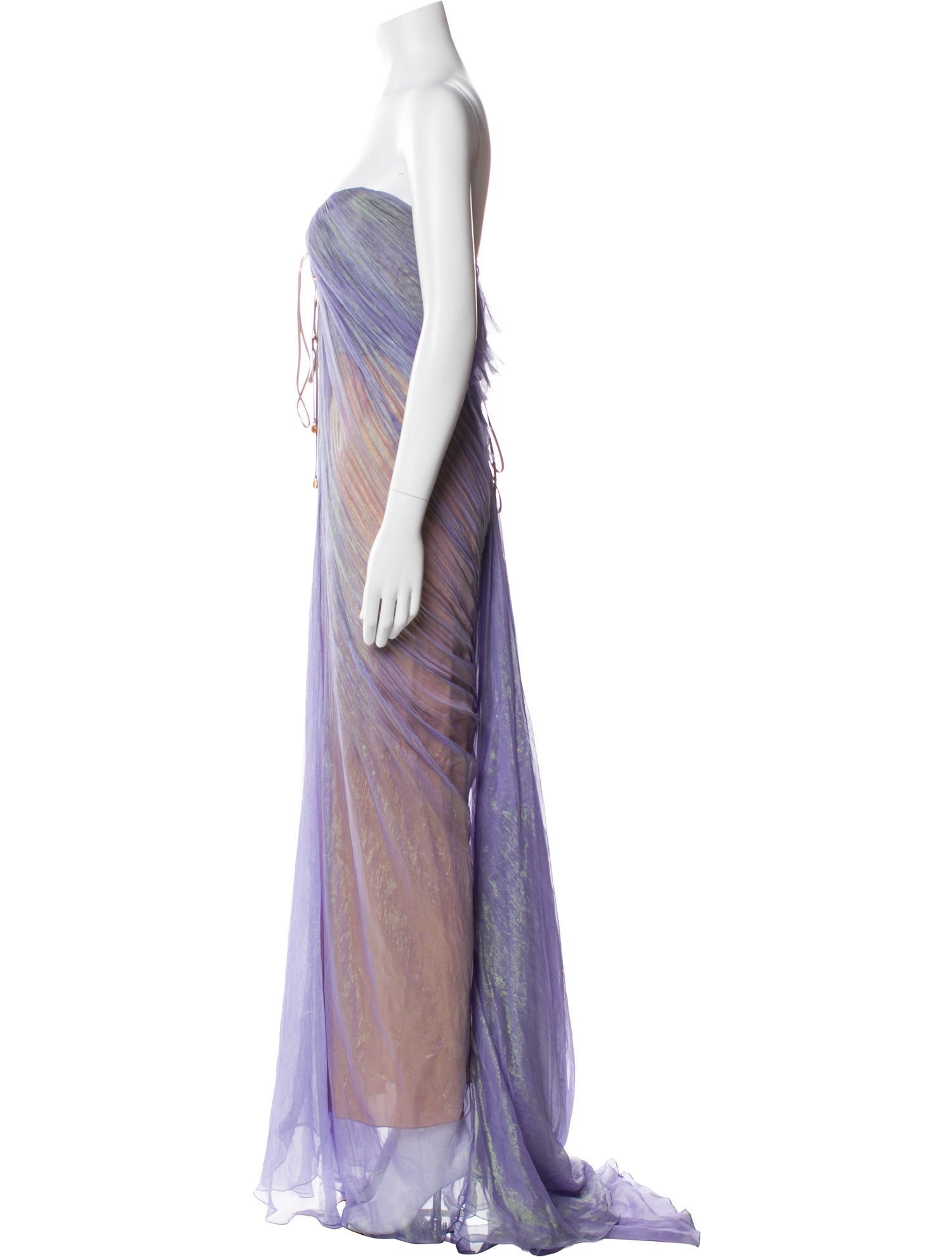 Maria Lucia Hohan Strapless Long Dress