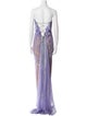 Maria Lucia Hohan Strapless Long Dress