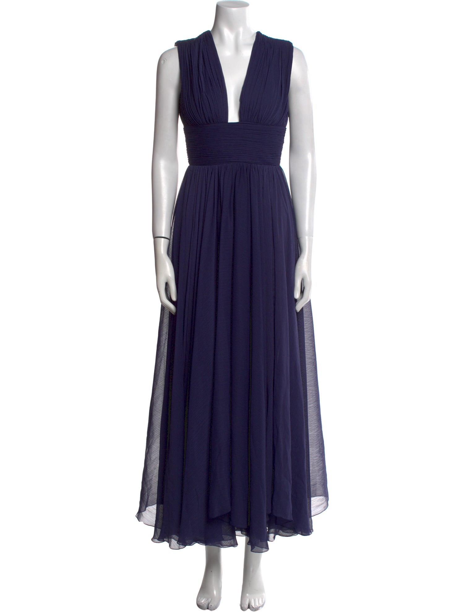 Maria Lucia Hohan V-Neck Long Dress