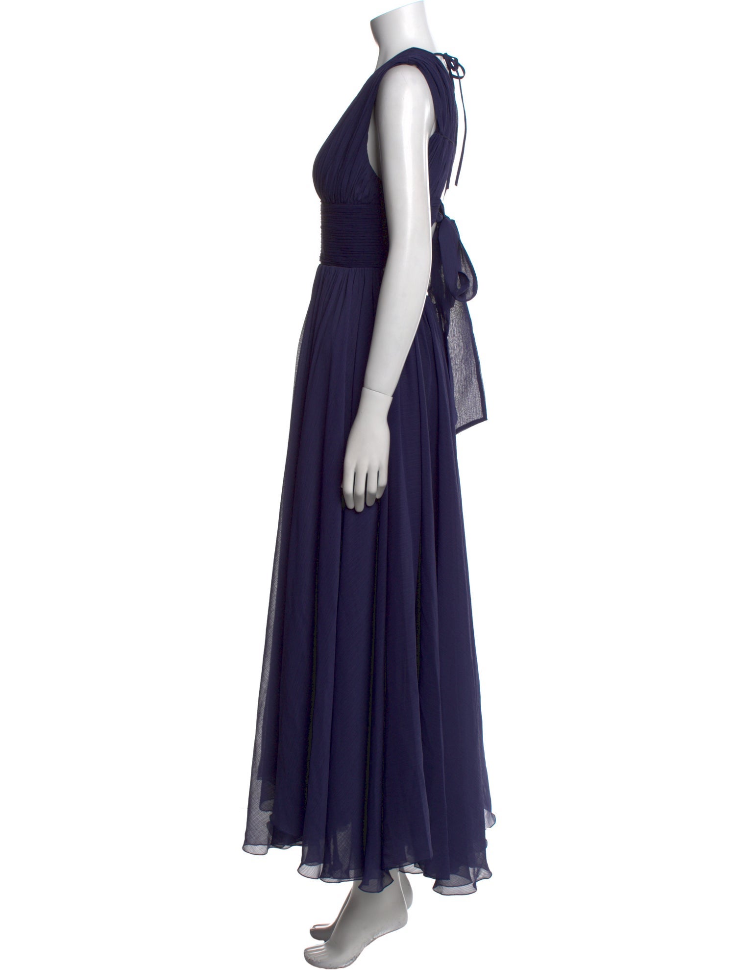 Maria Lucia Hohan V-Neck Long Dress