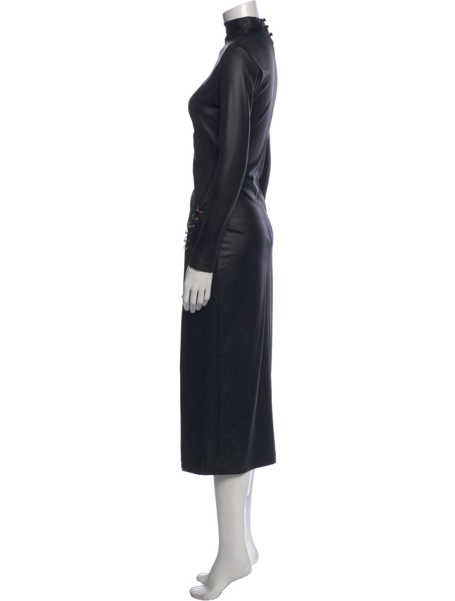 Maria Lucia Hohan Turtleneck Midi Length Dress
