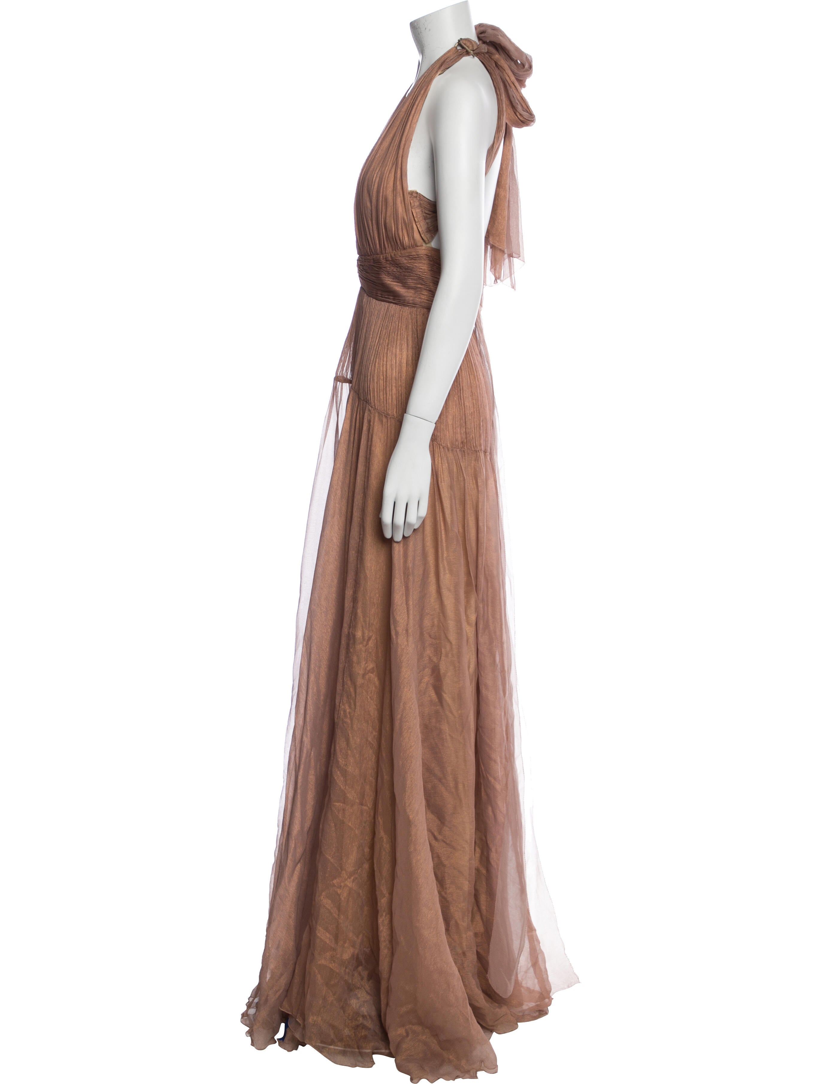 Maria Lucia Hohan Halterneck Long Dress