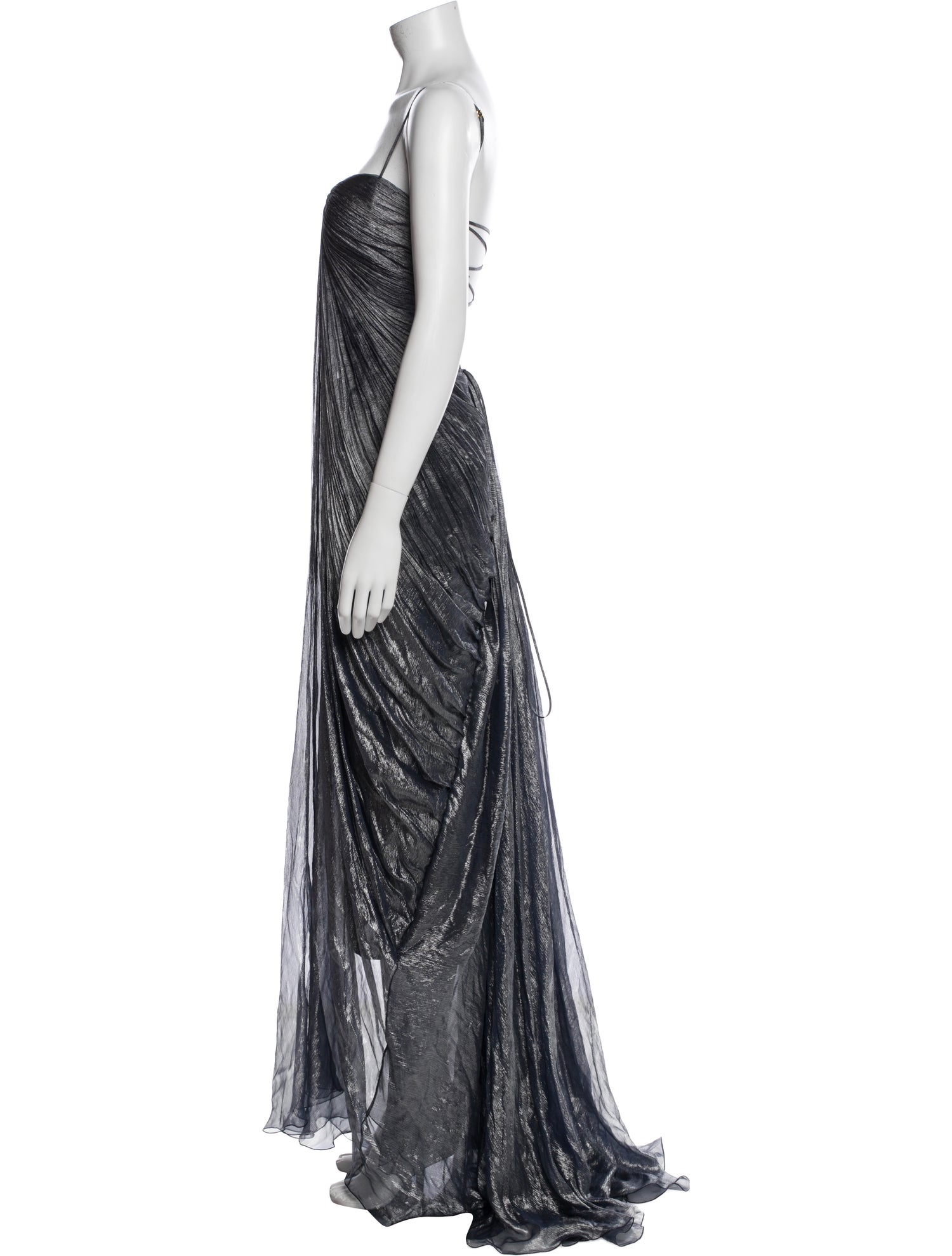 Maria Lucia Hohan Square Neckline Long Dress w/ Tags