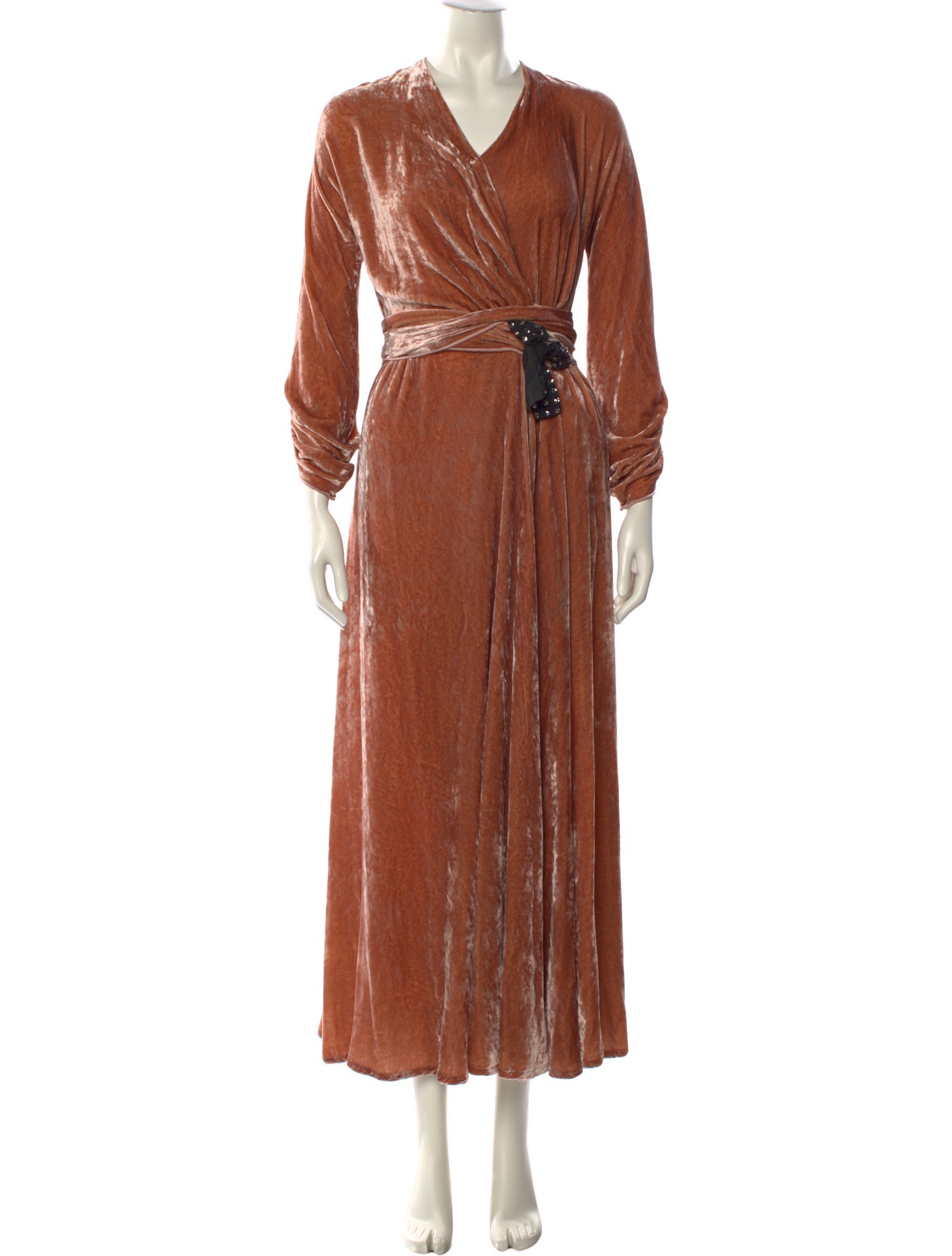 Maria Lucia Hohan V-Neck Long Dress