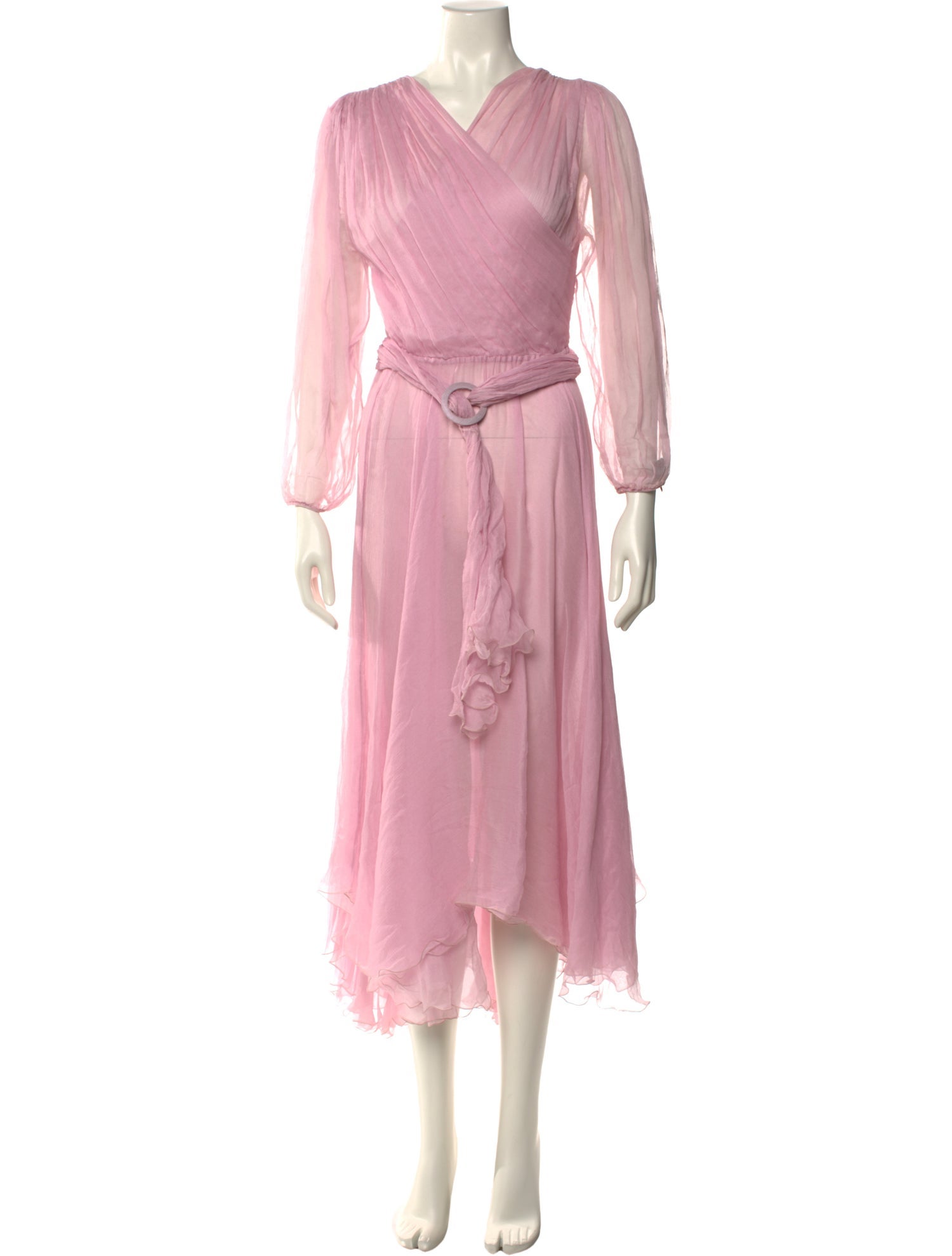 Maria Lucia Hohan Silk Midi Length Dress