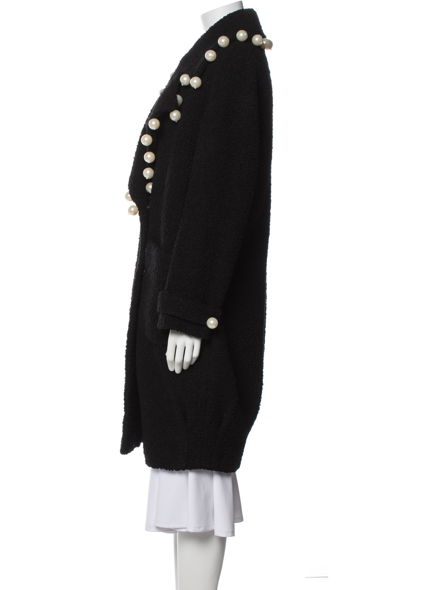 Maria Lucia Hohan Wool Faux Fur Coat