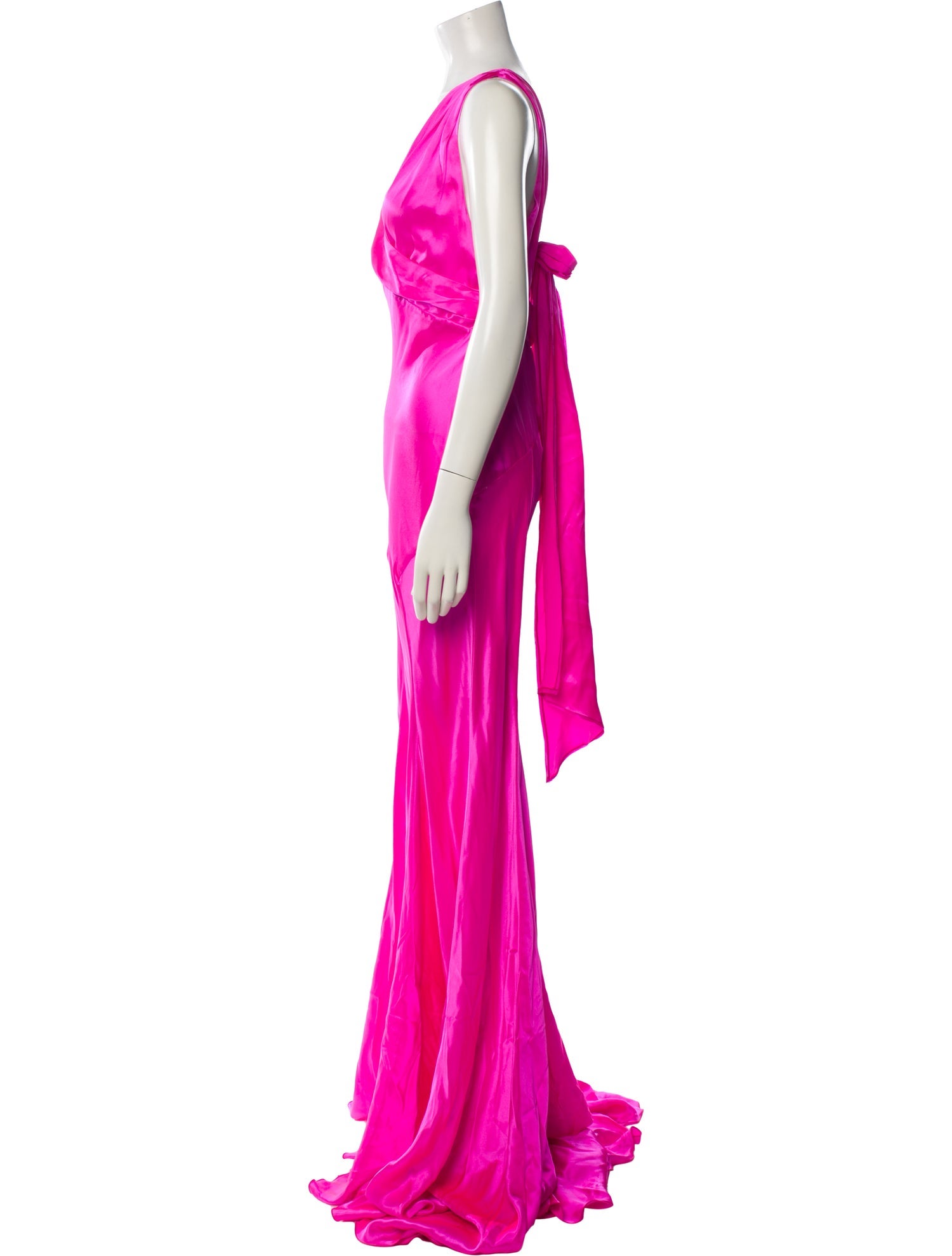 silk tank dress LESET Barb Tank Dress in Sakura in Satin