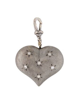 Marie Lichtenberg 14K Diamond Heart Coco Charm