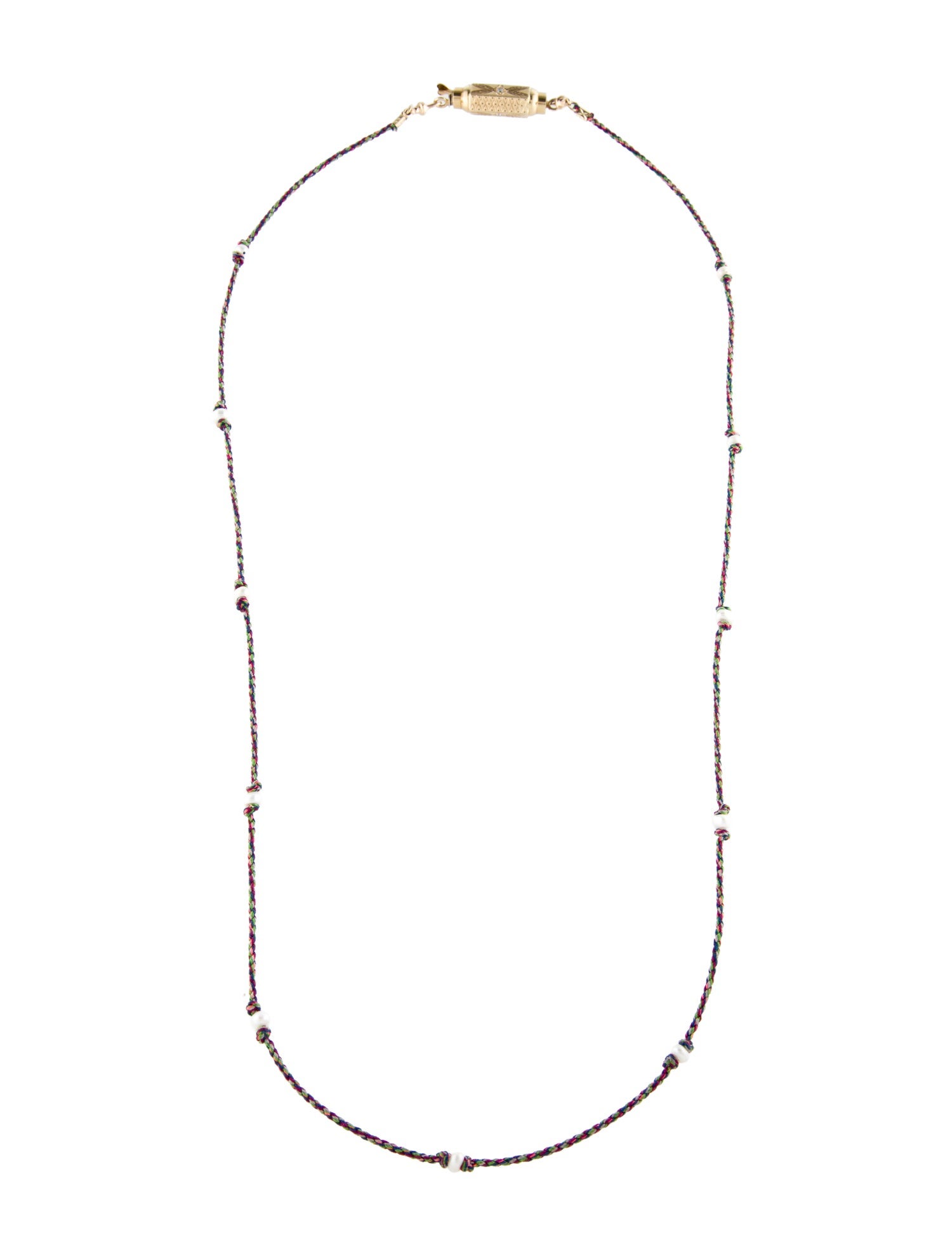 Marie Lichtenberg 9K Pearl & Diamond Baby Locket Pendant Necklace