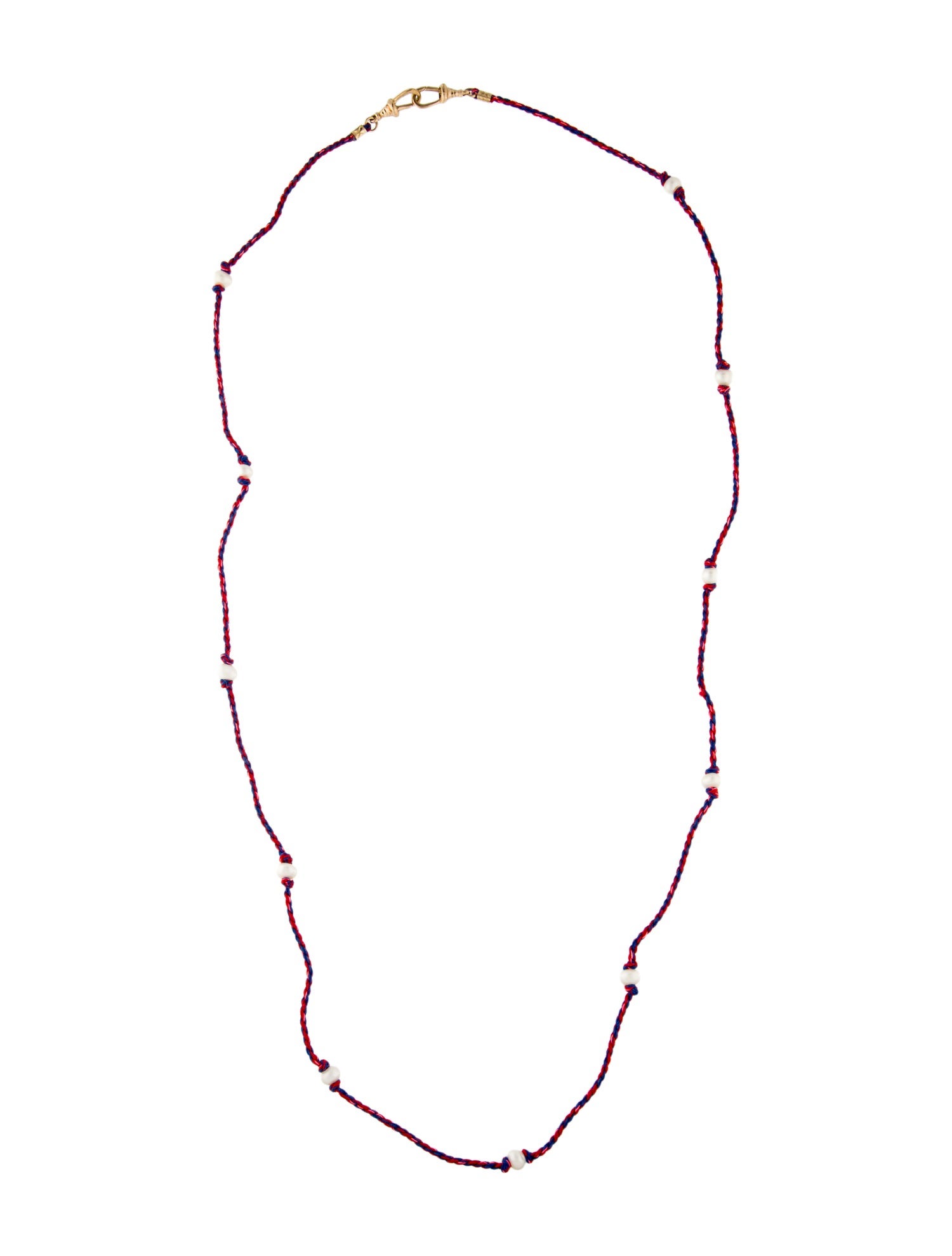 Marie Lichtenberg 9K Pearl Station Necklace