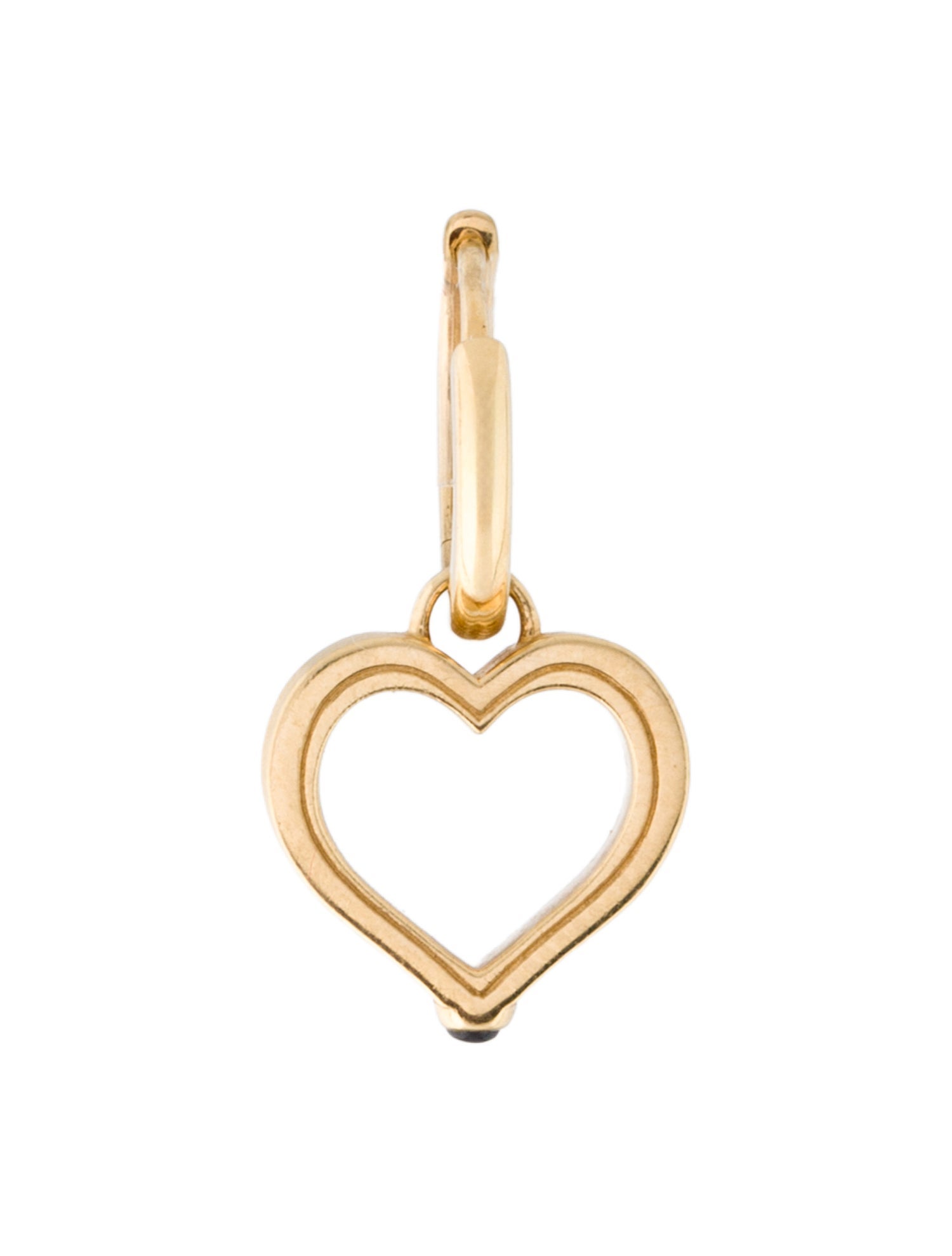 Marie Lichtenberg 18K Sapphire Baby Charm Heart earring
