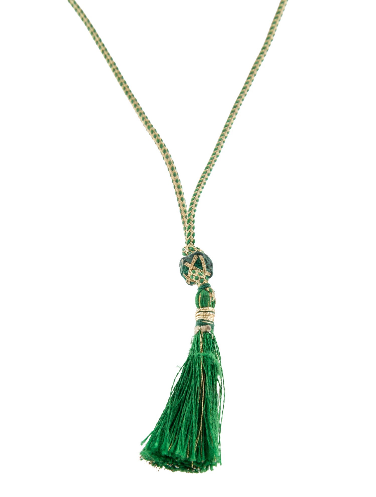 Marie Lichtenberg 10K Cord Tassel Necklace